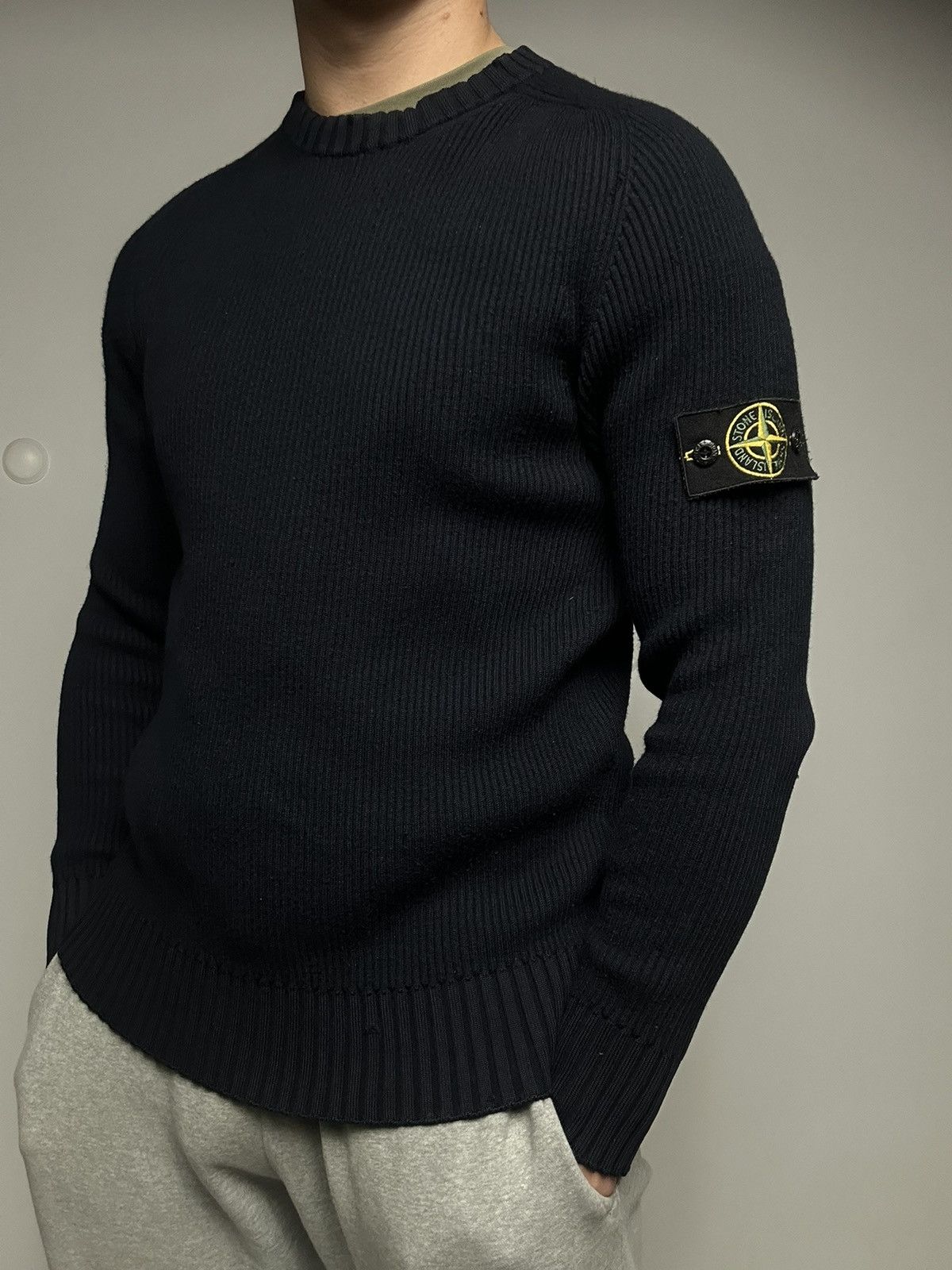Stone Island Stone Island AW2018 Wool Knitwear Casual Sweater Streetwear Size US XL / EU 56 / 4 - 1 Thumbnail