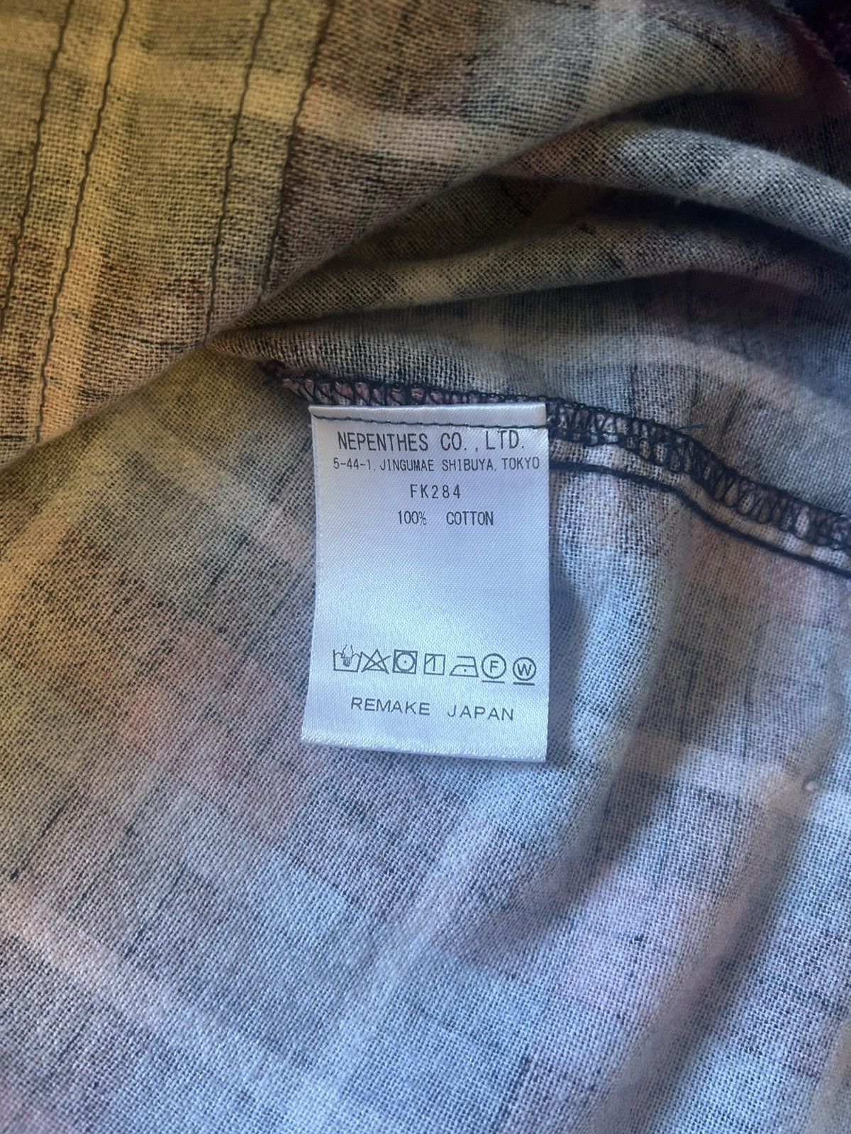 Needles × Nepenthes Needles Rebuild Ribbon Cut Flannel Shirt Size US L / EU 52-54 / 3 - 6 Thumbnail