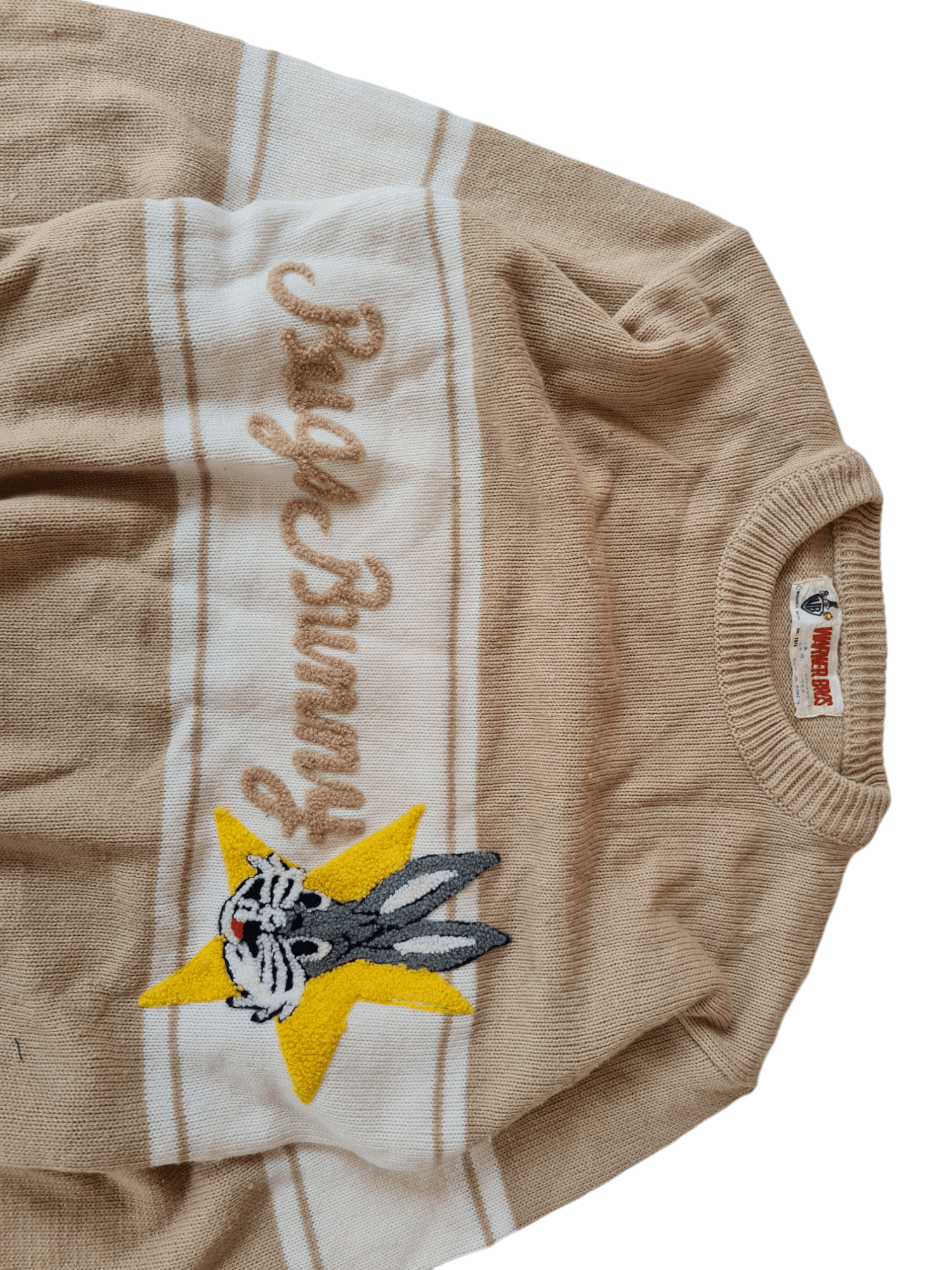 Vintage × Warner Bros ✅️Vintage 70s Warner Bros Bunny Knitwear Size US M / EU 48-50 / 2 - 4 Thumbnail