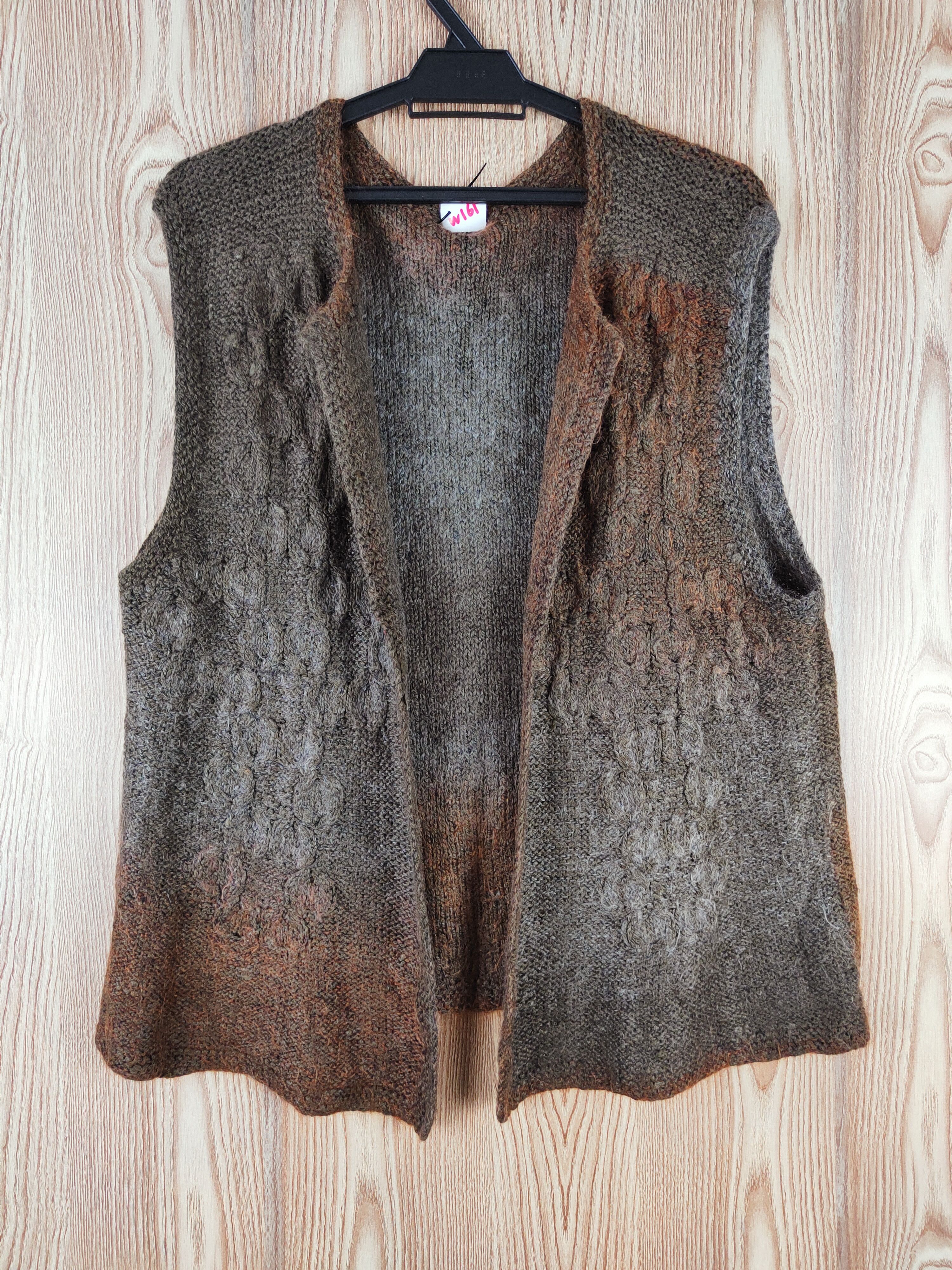 Japanese Brand Japanese Brand Dark Brown Knitwear Cardigan Vests #W161 Size L / US 10 / IT 46 - 1 Thumbnail