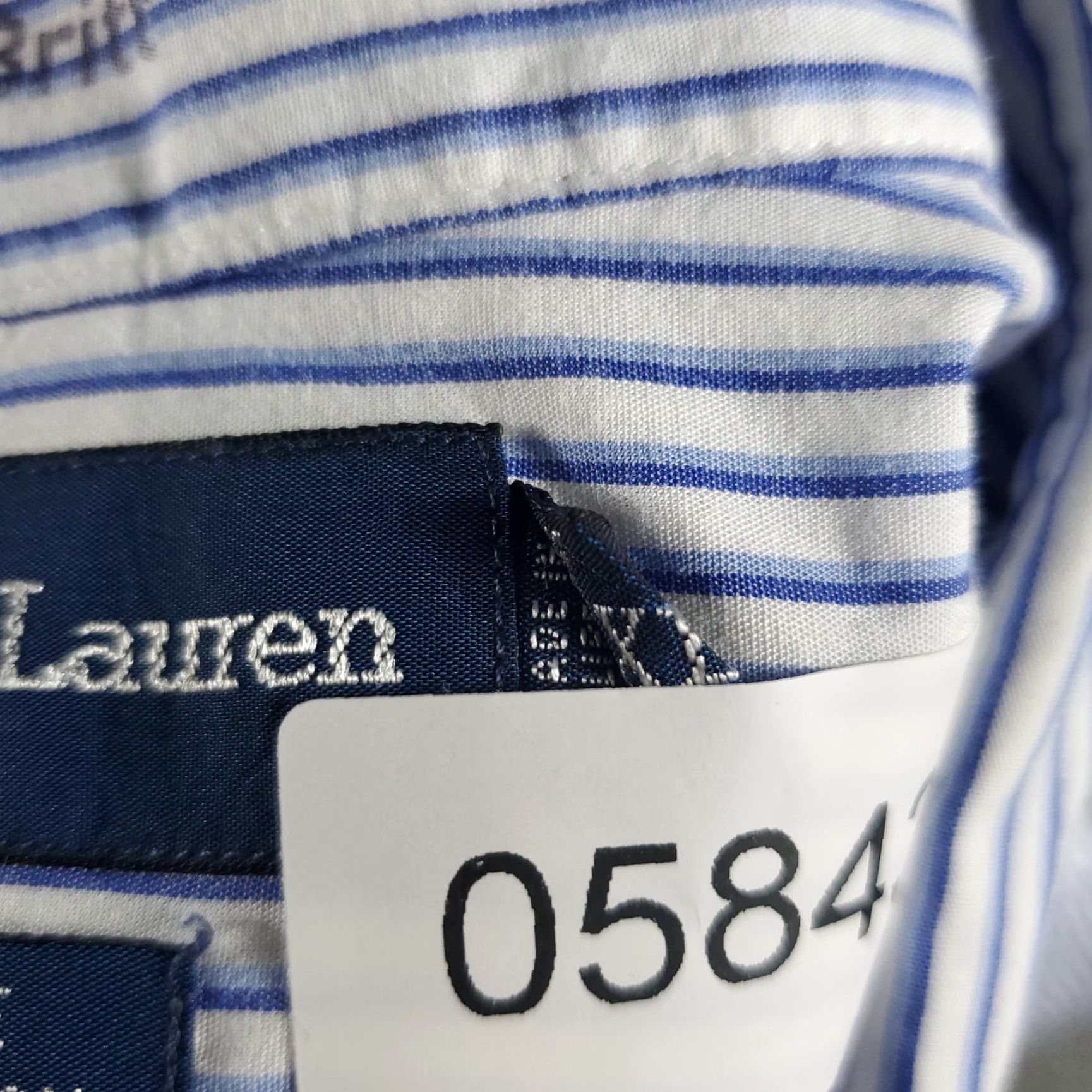 Ralph Lauren Ralph Lauren Button-Up Shirt Mens XL Blue Striped Casual Short Sleeve Size US XL / EU 56 / 4 - 8 Thumbnail