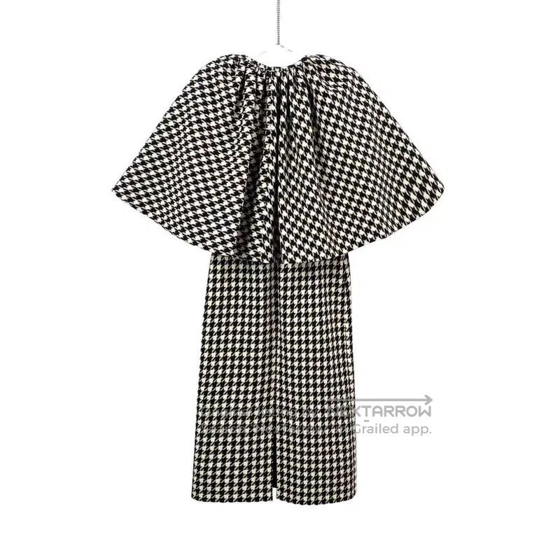 Gucci Gucci Thousand-bird checkered wool shawl dress Size XS / US 0-2 / IT 36-38 - 2 Thumbnail