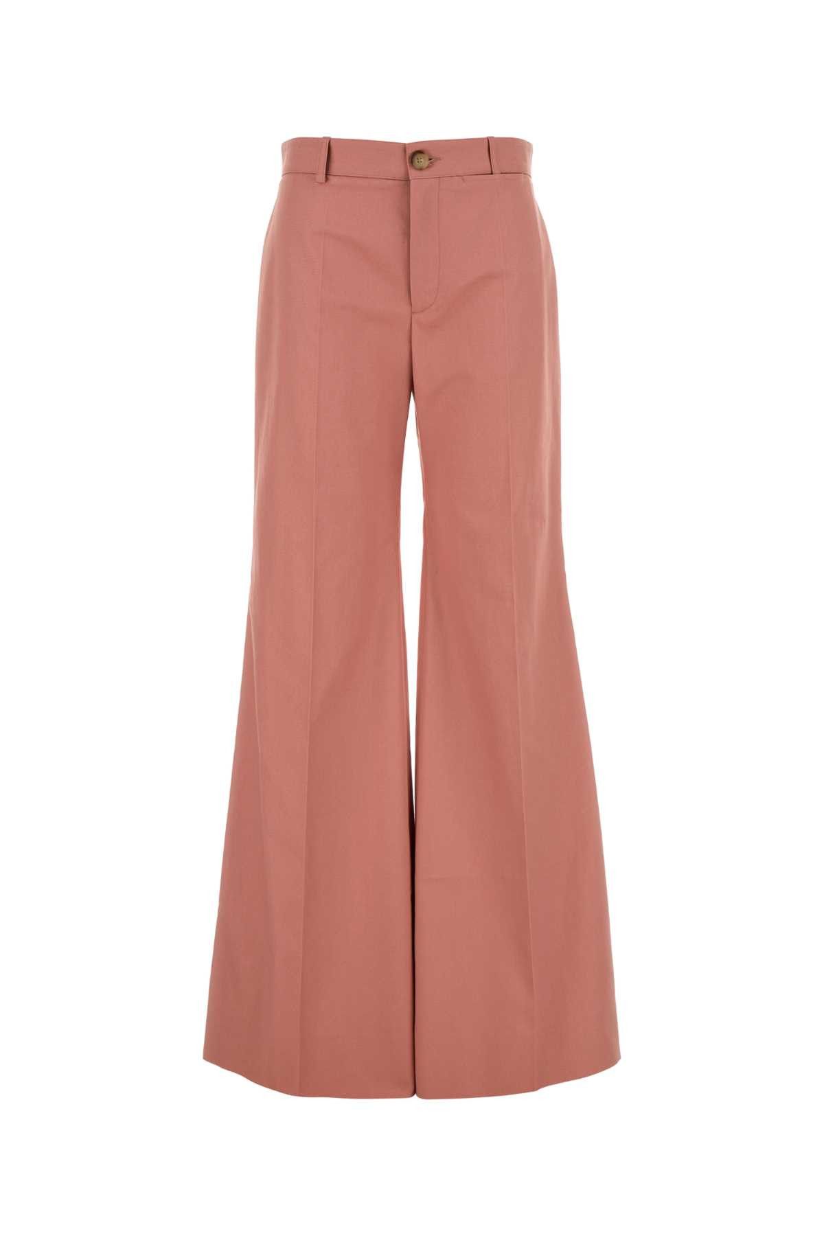 Chloe Dark Pink Cotton Palazzo Pant Size 30" / US 8 / IT 44 - 1 Thumbnail