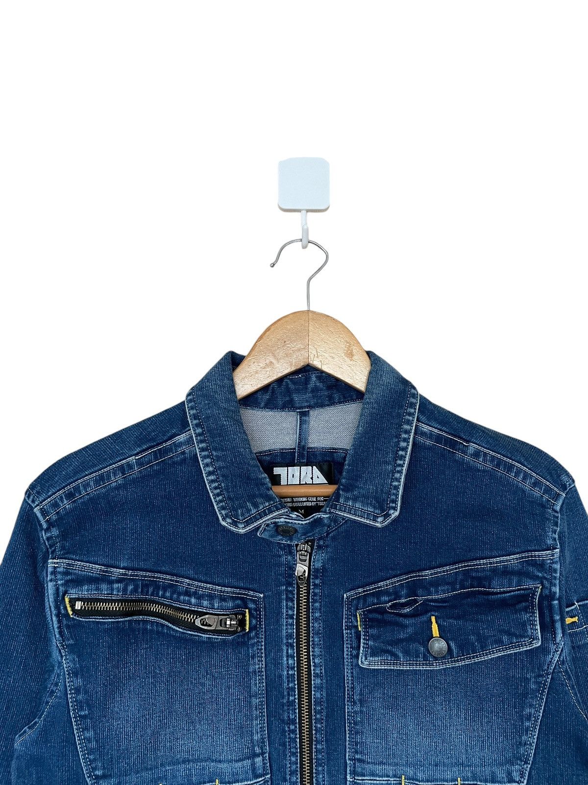 Japanese Brand Vintage Japanese Brand Tora Denim Jacket 1990s Size US L / EU 52-54 / 3 - 7 Thumbnail