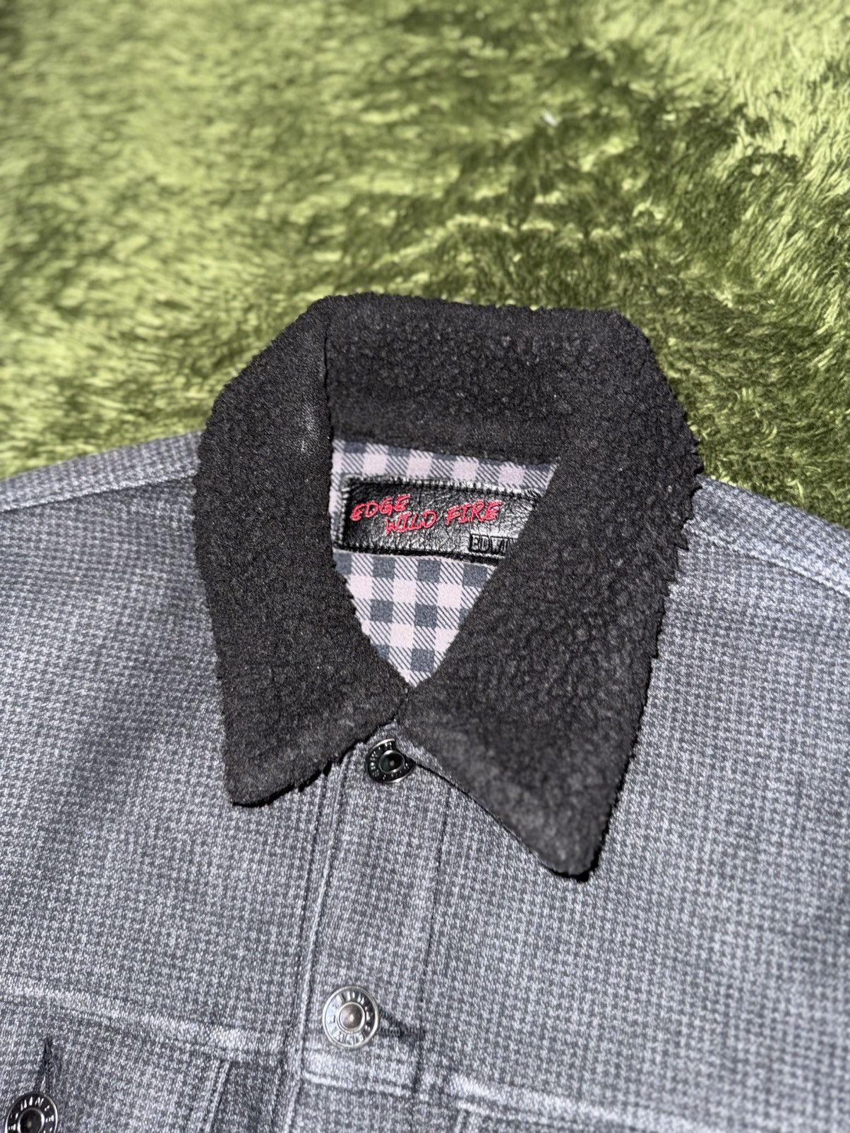Edwin [XL] Edwin Japan Boa Collar Trucker Jacket Size US XL / EU 56 / 4 - 3 Thumbnail