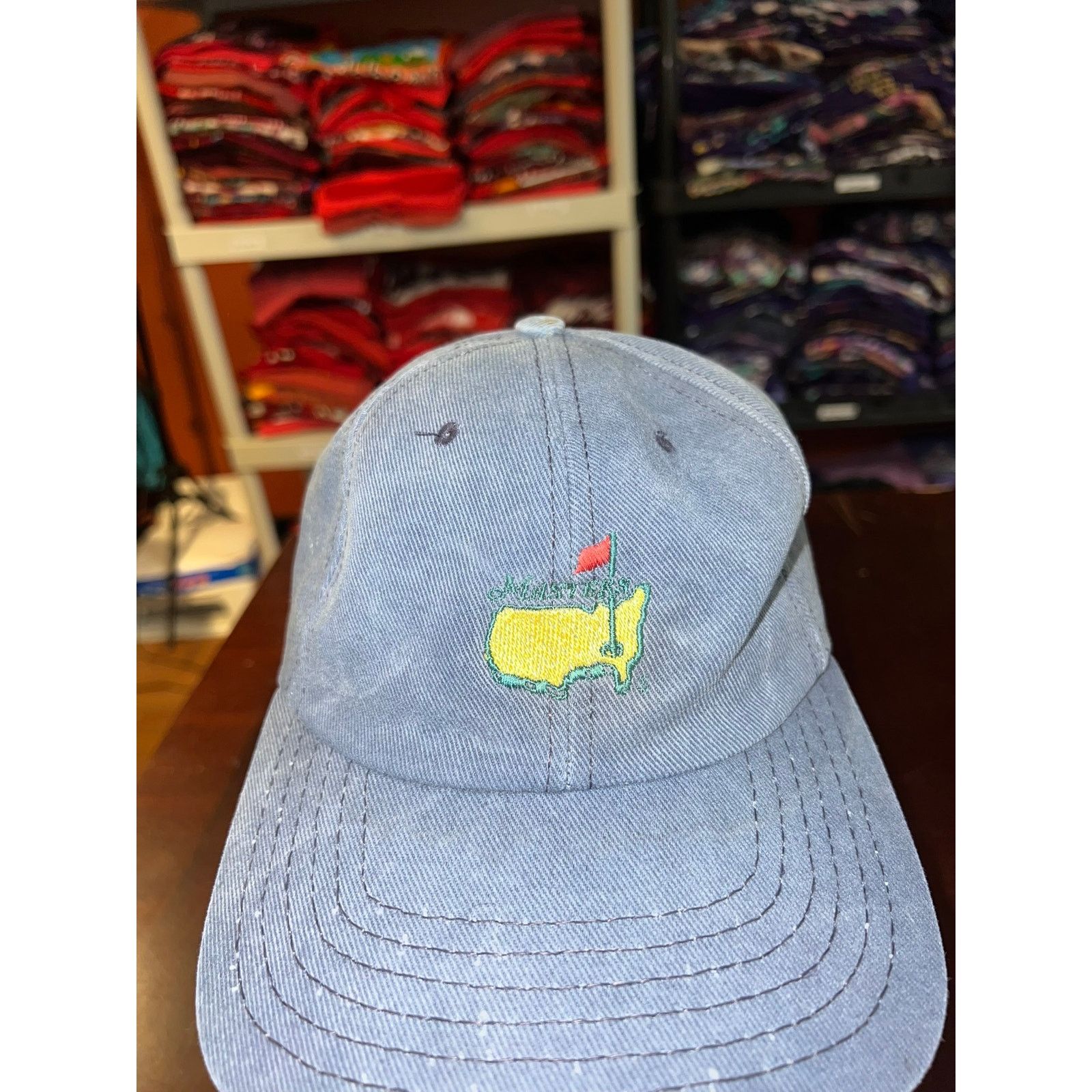 Vintage Vintage Masters Hat Golf Golfing American Needle Blue Cap Size ONE SIZE - 2 Thumbnail