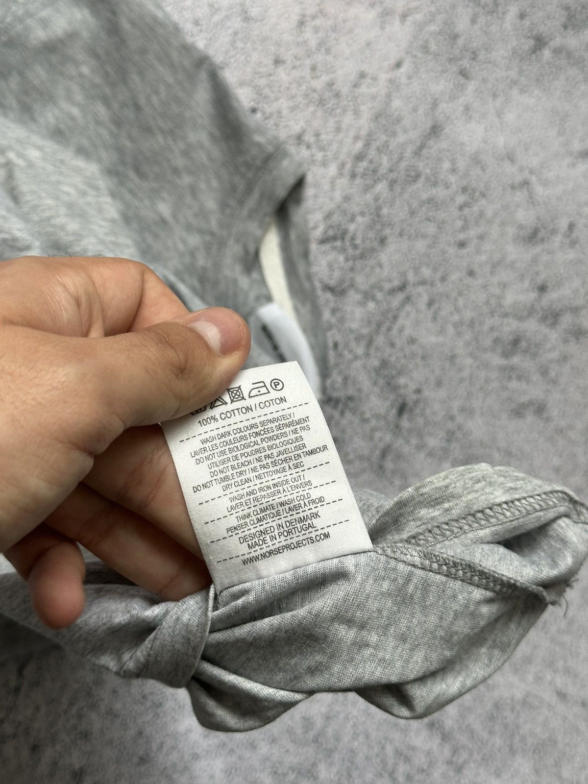Norse Projects Norse Project T-shirt N Logo Centre Gray Size US M / EU 48-50 / 2 - 9 Thumbnail