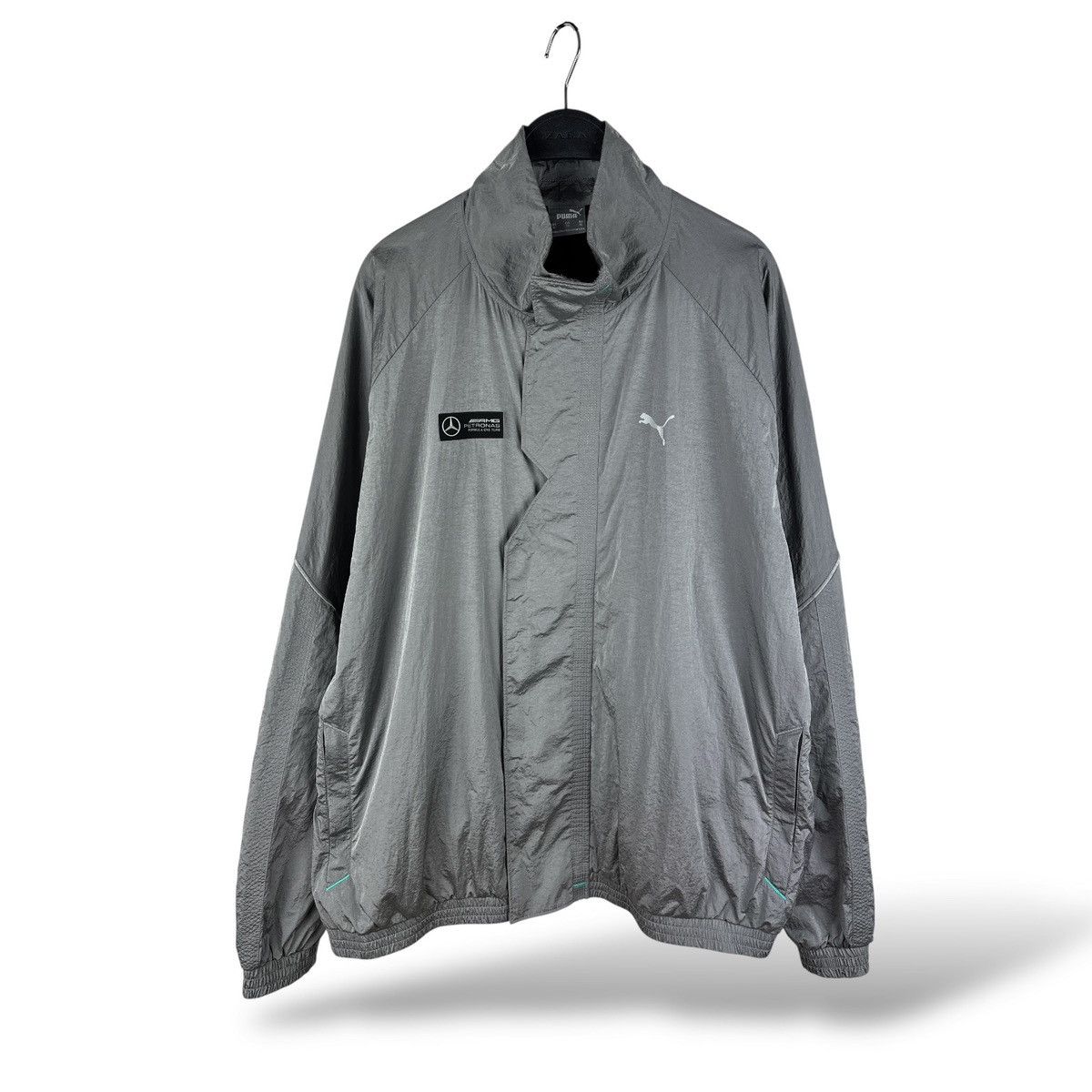 Mercedes-Benz × Puma Puma x Mercedes AMG Petronas Formula One Team Silver Jacket Size US XL / EU 56 / 4 - 1 Thumbnail