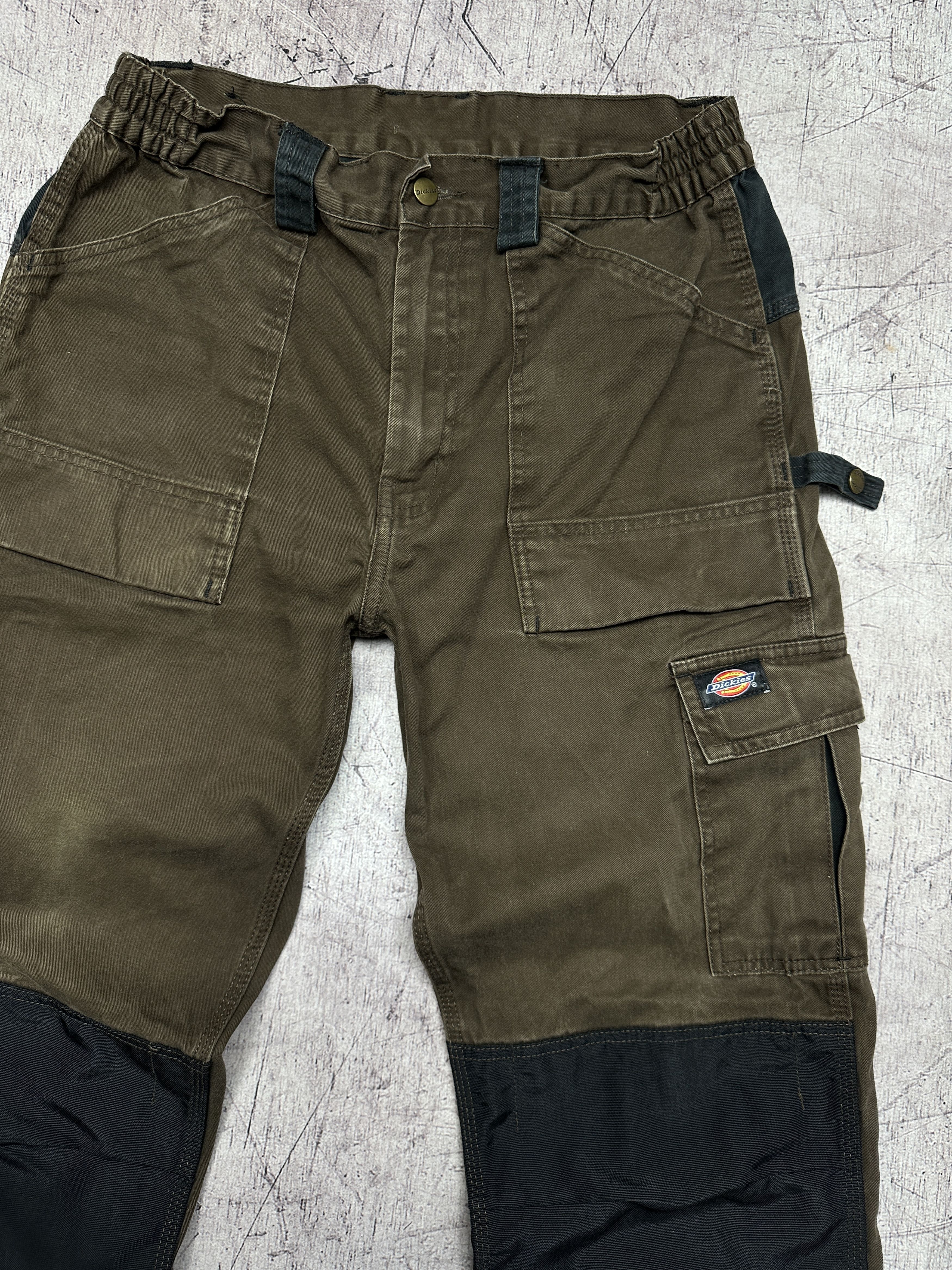 Dickies Dickies Mens Workwear Cargo Pants Distressed Size US 34 / EU 50 - 2 Thumbnail