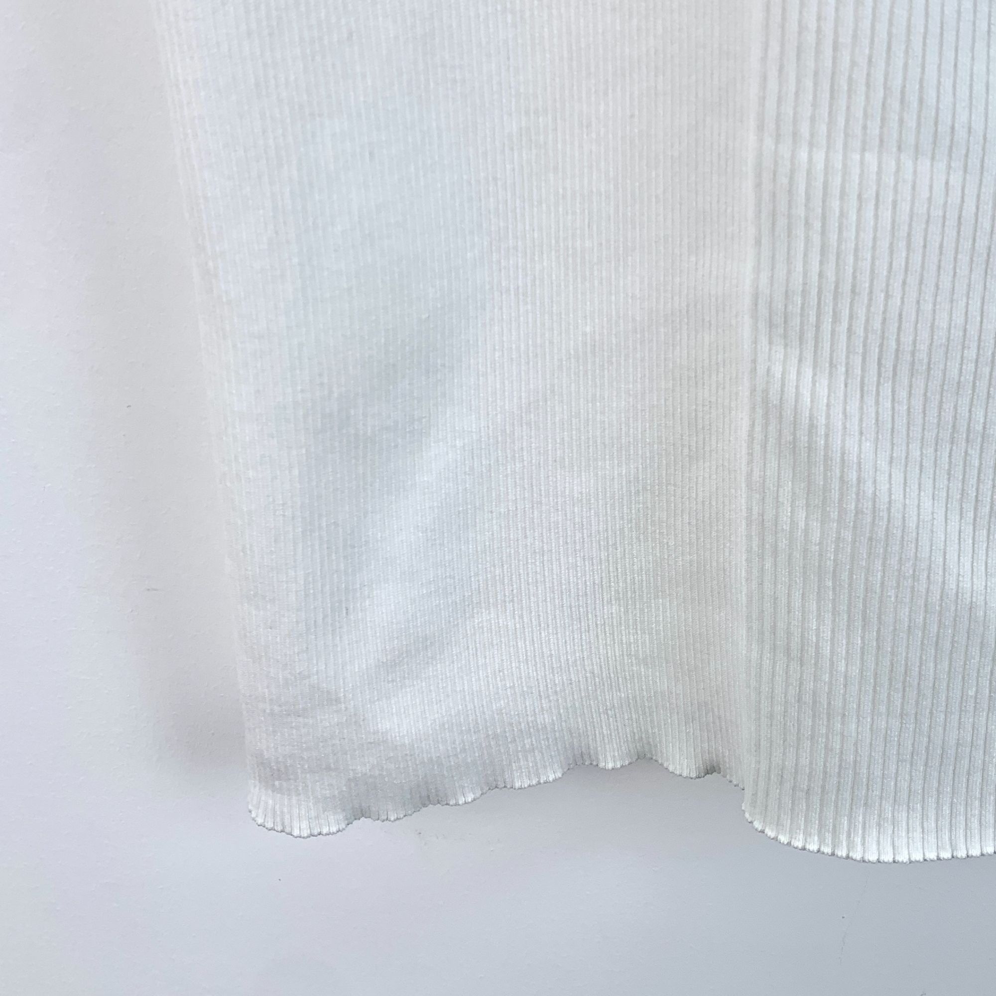 Chanel Chanel White Ribbed Cotton Blend Sleeveless Knit Vest With L Size M / US 6-8 / IT 42-44 - 5 Thumbnail