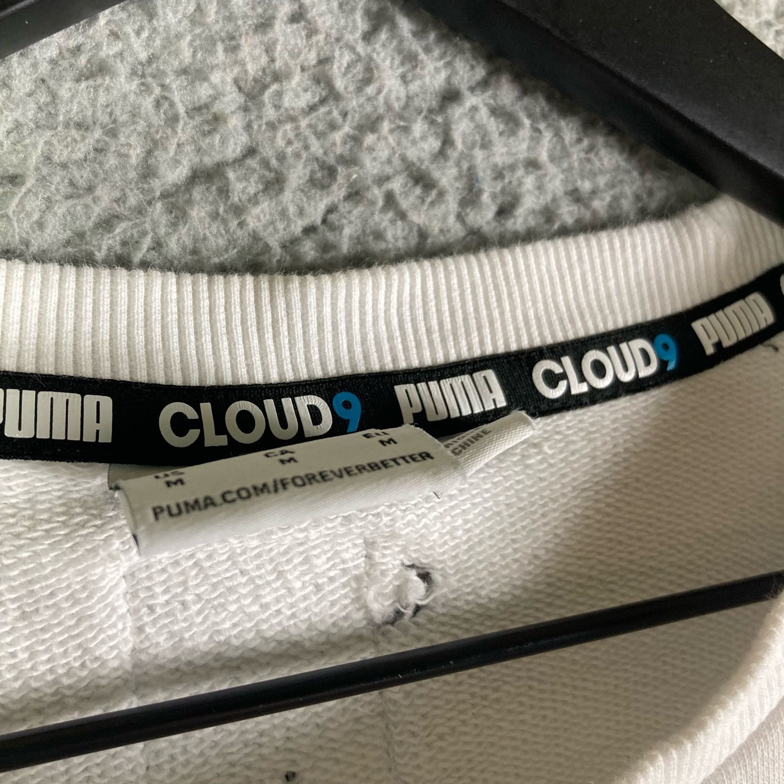 Puma Puma Cloud9 Pullover Sweatshirt Womens Sz Medium White Top Size M / US 6-8 / IT 42-44 - 10 Thumbnail