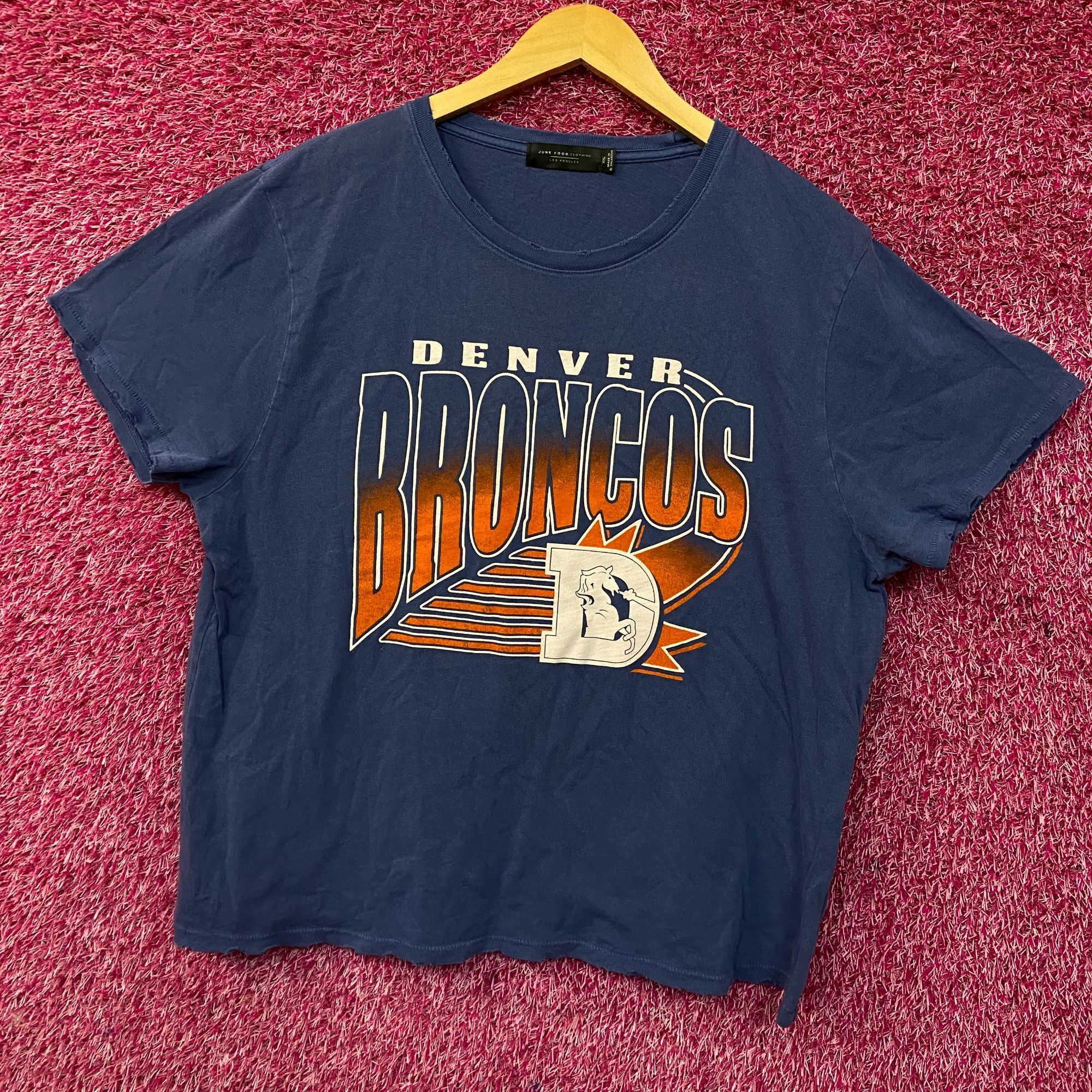 Junk Food Junk Food Clothing NFL Denver Broncos Chrome Retro Style T-S Size US XXL / EU 58 / 5 - 3 Thumbnail