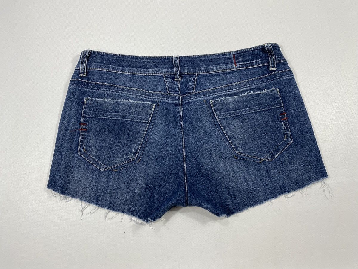 Marithe + Francois Girbaud LASTDROP🔥Y2K Le Jean De Marithe Francois Girbaud Mini Shorts Size 34" / US 12 / IT 48 - 16 Thumbnail