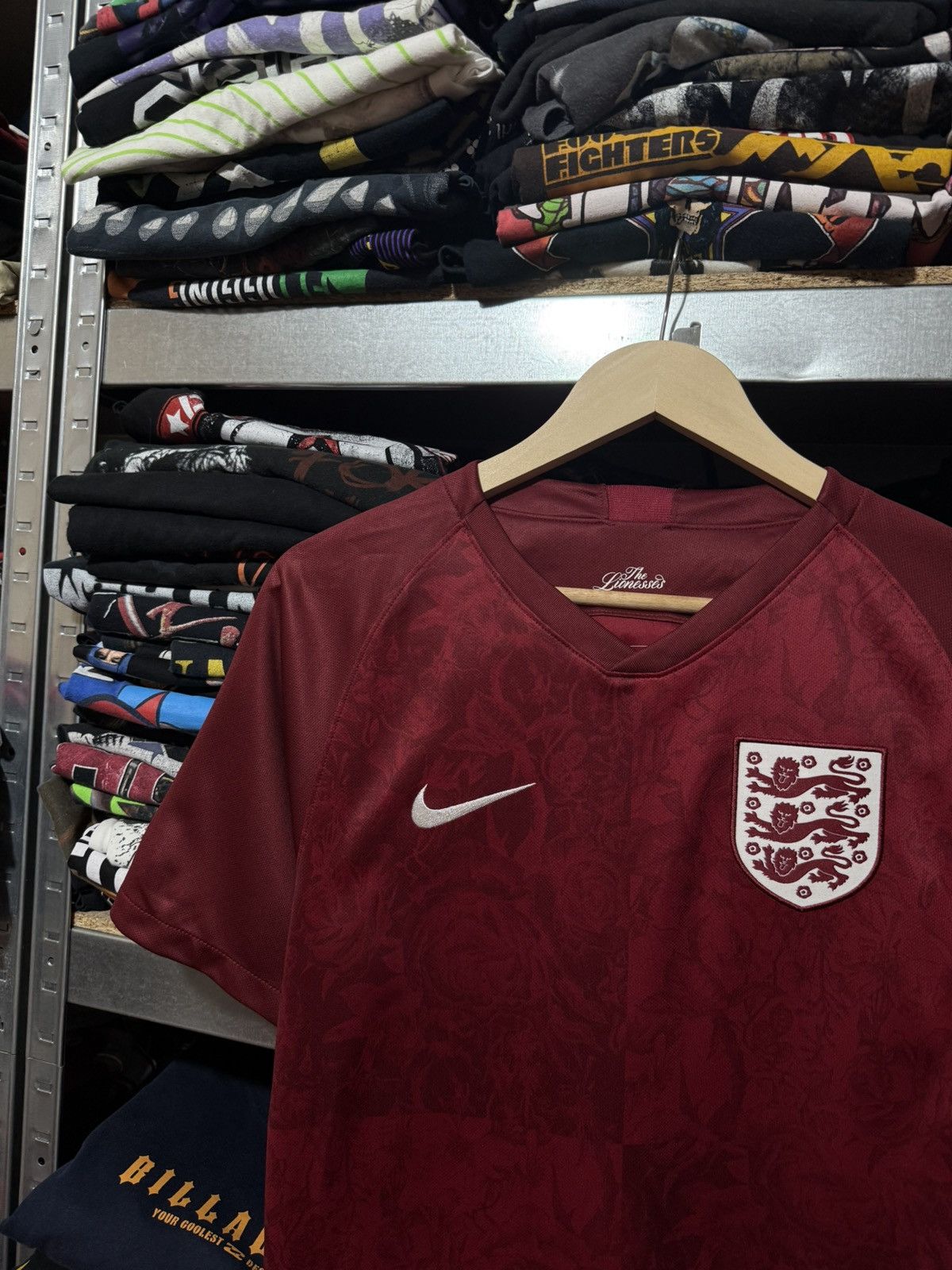 Nike Vintage Nike England 2019 Away Soccer Football Jersey Size US S / EU 44-46 / 1 - 3 Thumbnail