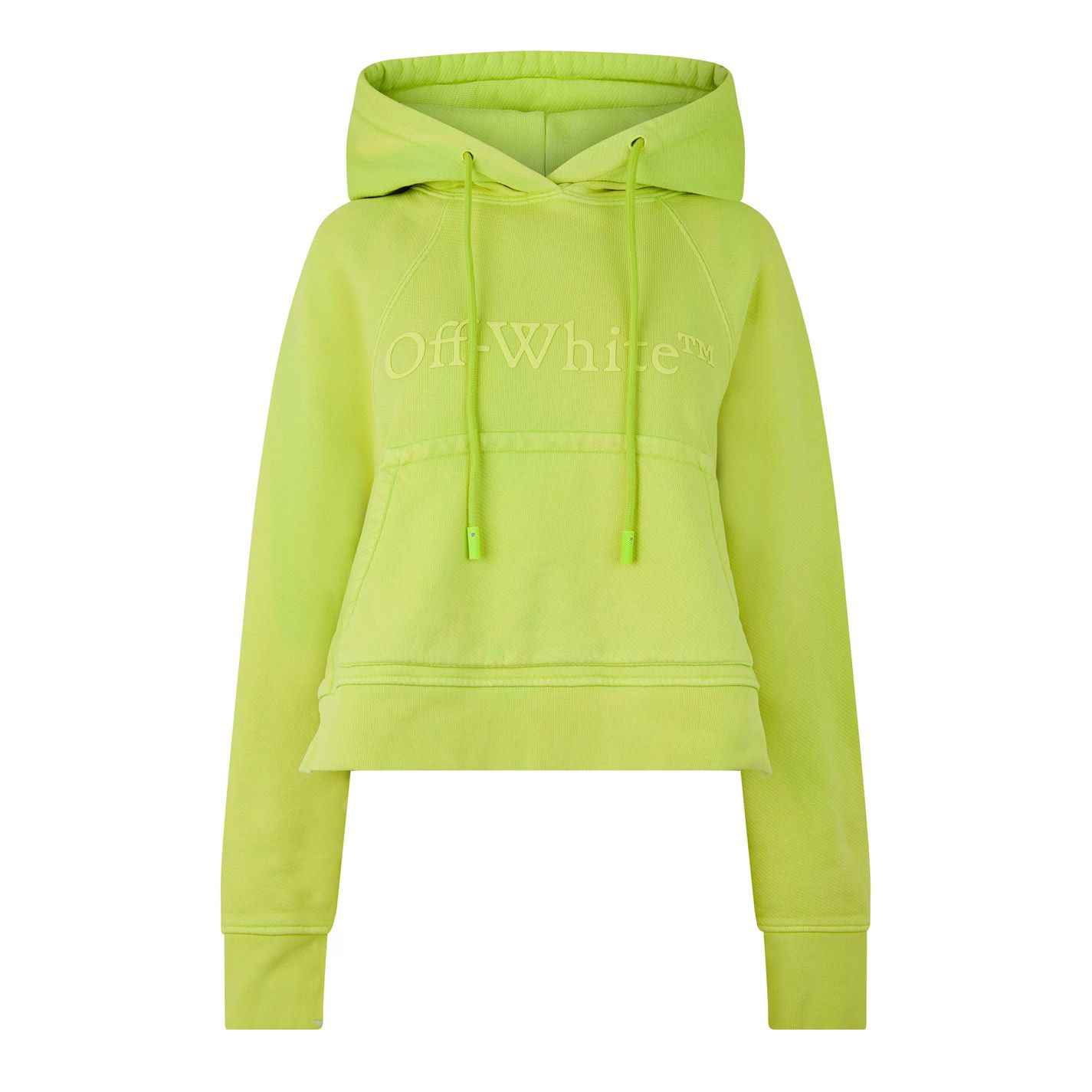 o1g2r1mq1224 Hoodie in Fluo Yellow