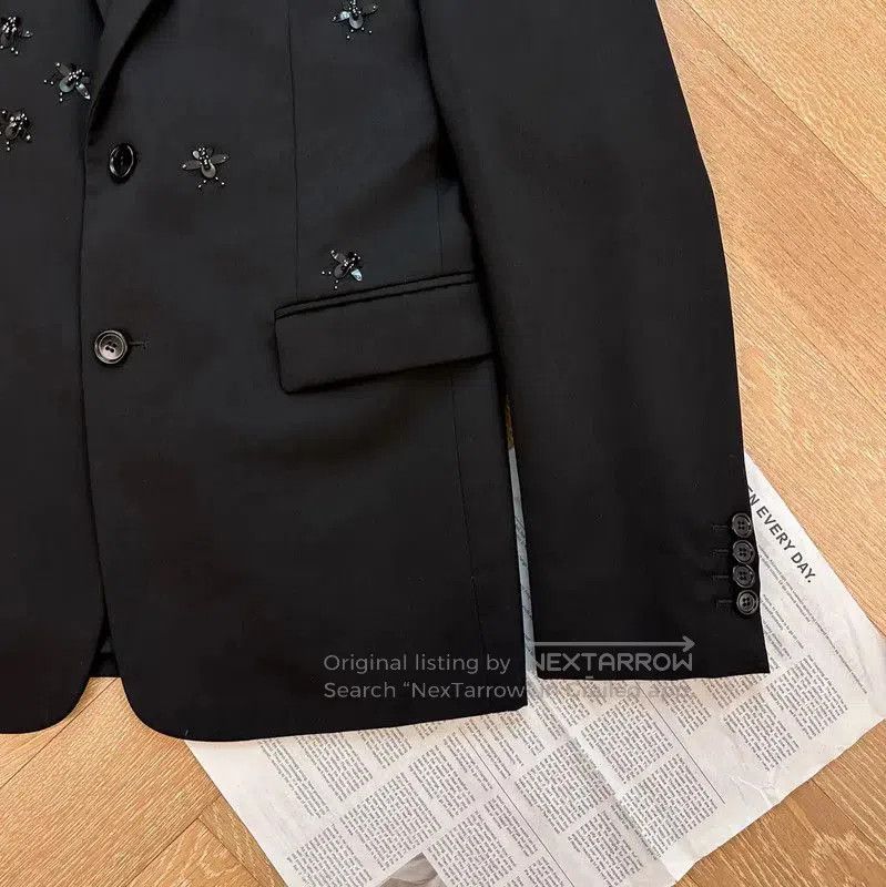 Dior Dior Black Men's Embellished Jacket . Size US M / EU 48-50 / 2 - 3 Thumbnail