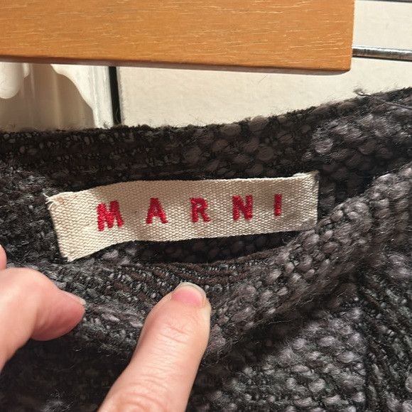 Marni MARNI asymmetrical plaid wool skirt 46 US 10 Size 32" / US 10 / IT 46 - 6 Thumbnail