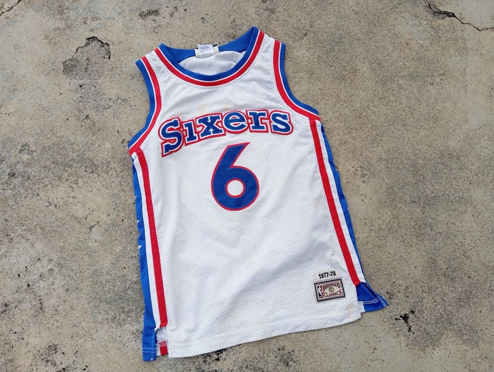 NBA NBA Philadelphia Sixers 🇺🇲 Julius Erving #6 jersey 🏀 Size US S / EU 44-46 / 1 - 1 Thumbnail