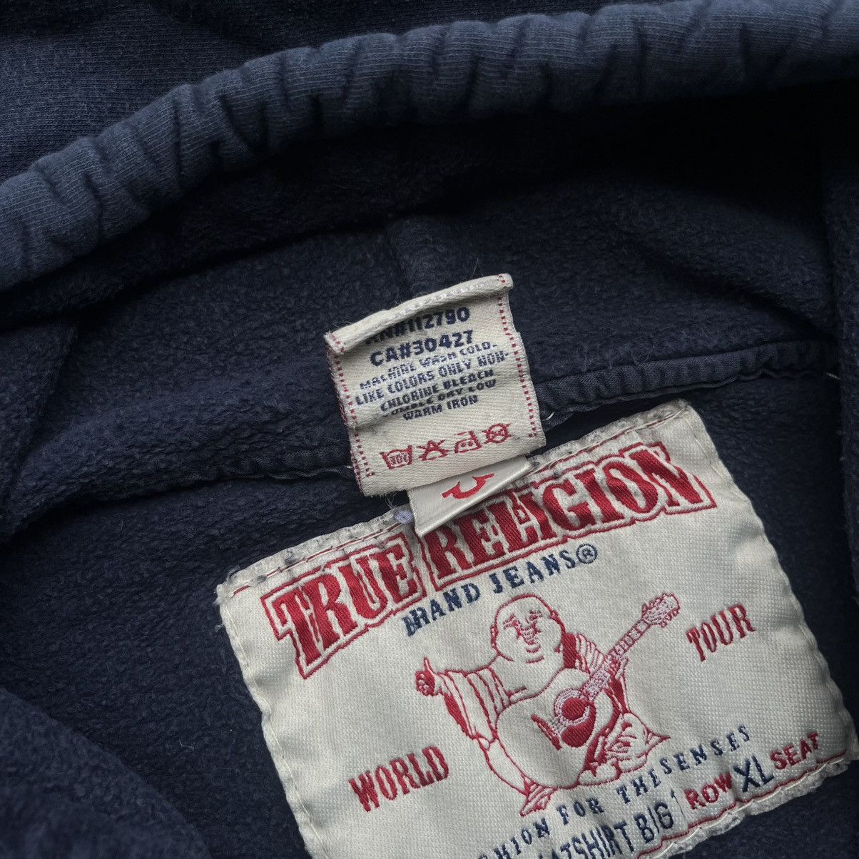 True Religion True Religion blue Zip Hoodie vintage drip USA chief keef Size US XL / EU 56 / 4 - 8 Thumbnail