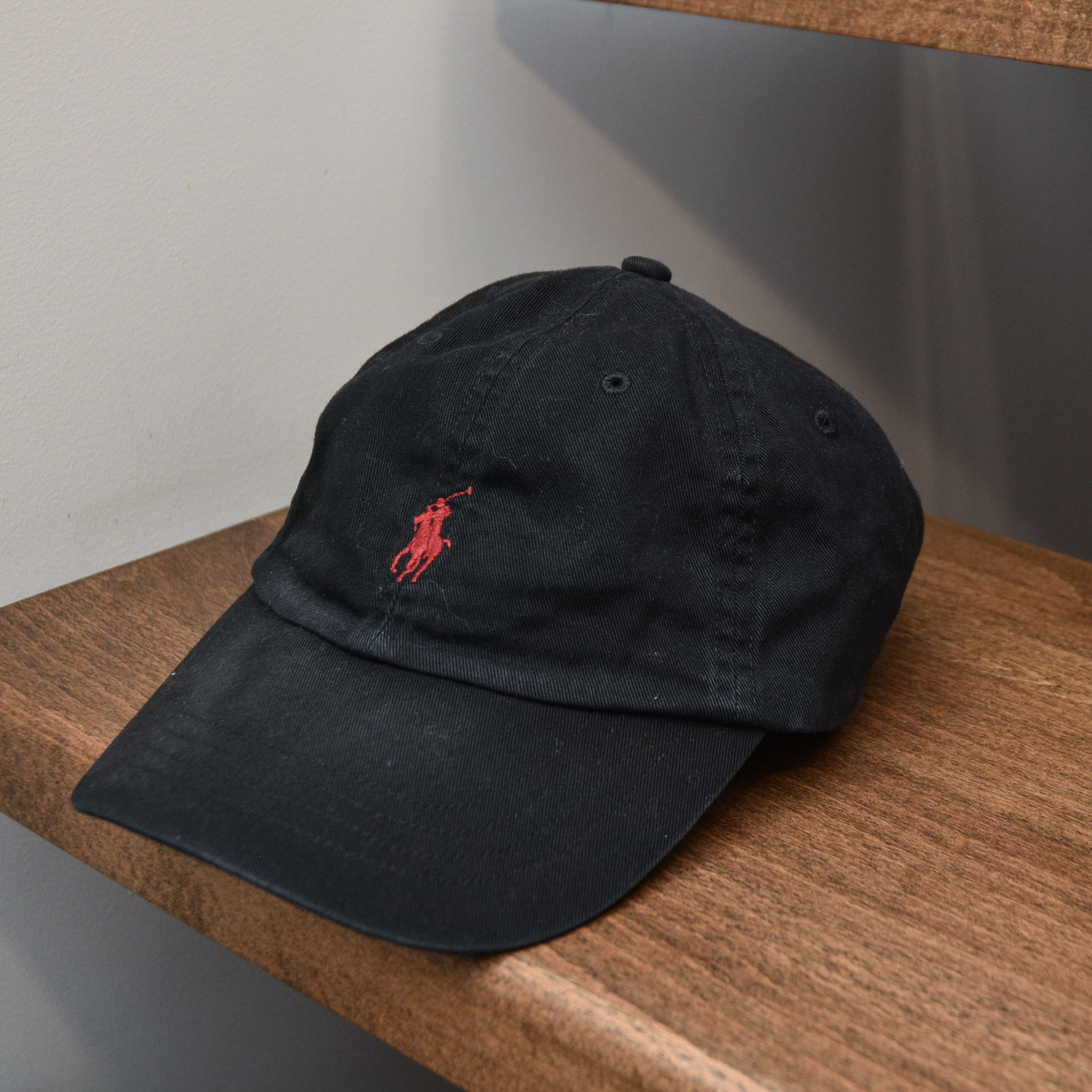 Polo Ralph Lauren Vintage Polo Ralph Lauren Cap Hat Black One Size Size ONE SIZE - 1 Thumbnail