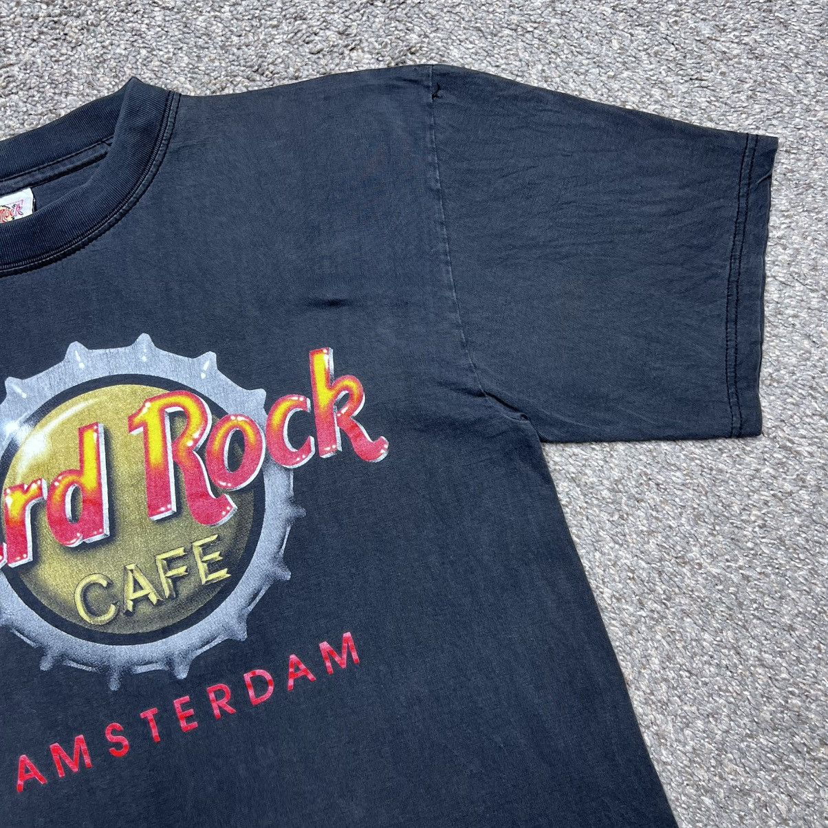Hard Rock Cafe Vintage 1990s Hard Rock Cafe Amsterdam Graphic T-Shirt Sz M Size US M / EU 48-50 / 2 - 7 Thumbnail
