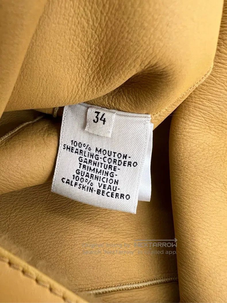 Hermes Hermes Ginger Yellow Wool Size XXS / US 00 / IT 34 - 8 Thumbnail