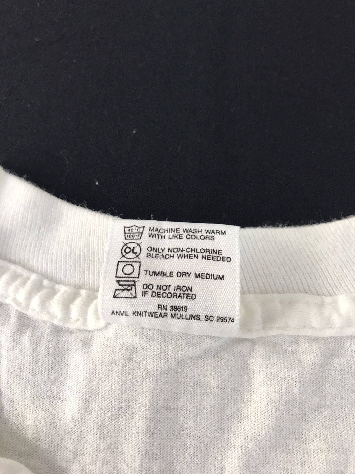 Anvil 90s Anvil Bollè Put’ Em On Your Face Spell Out Printed Tee Size US M / EU 48-50 / 2 - 7 Thumbnail