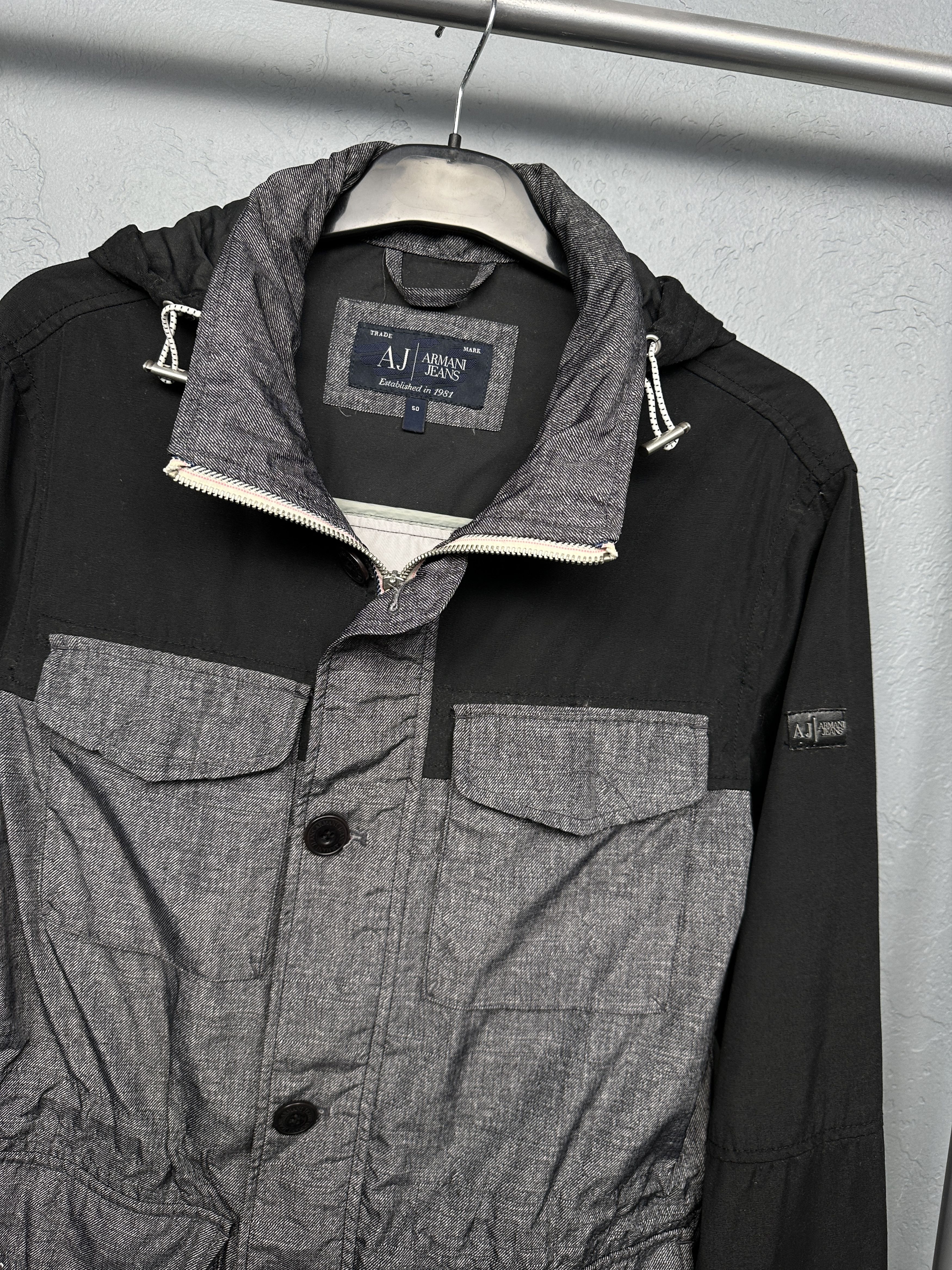 Armani Armani Jeans Mens 3 in 1 Jacket + Vest Size US M / EU 48-50 / 2 - 2 Thumbnail