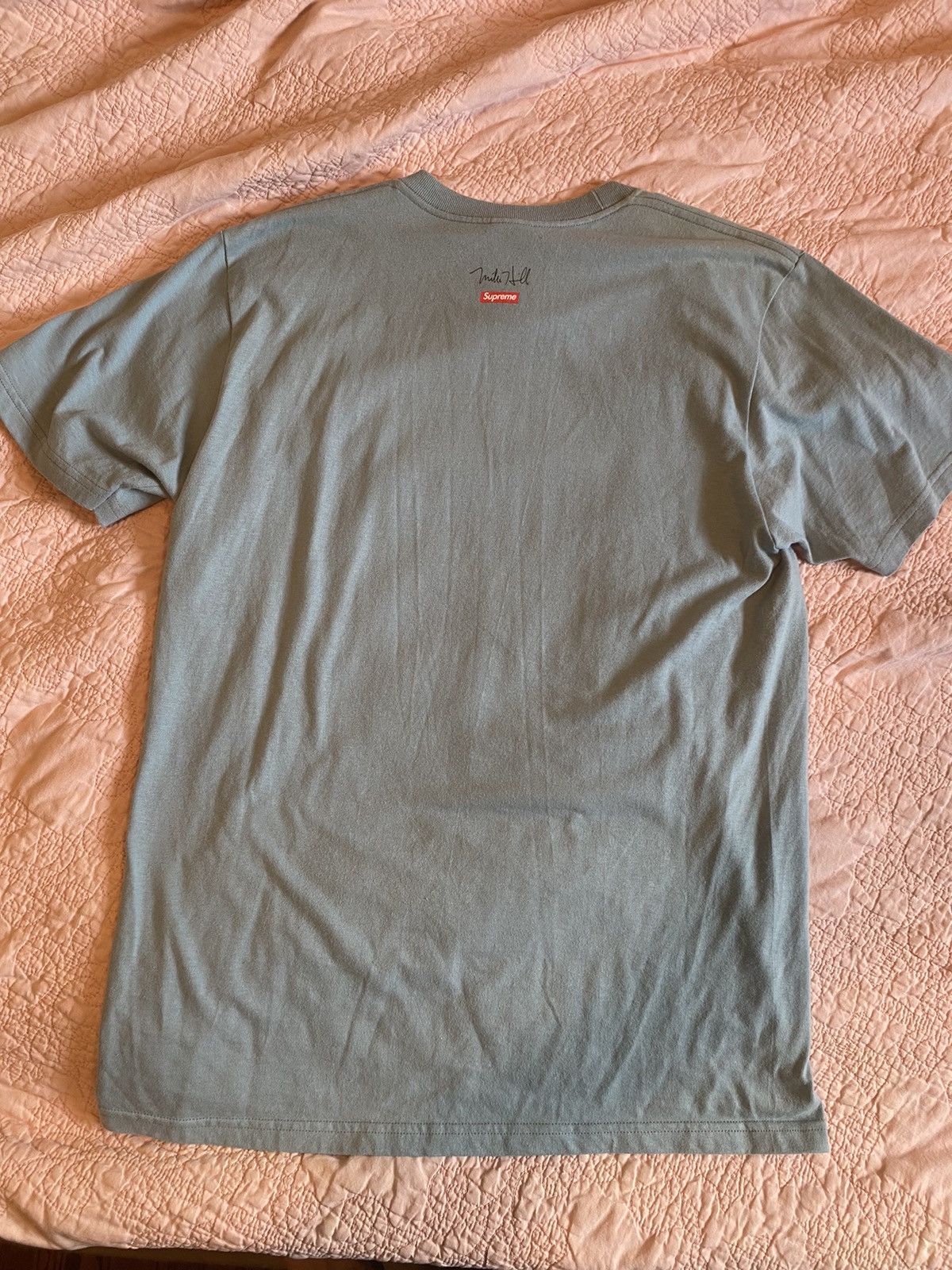 Supreme Supreme Mike Hill Runner Slate Blue T-shirt Size US L / EU 52-54 / 3 - 5 Thumbnail