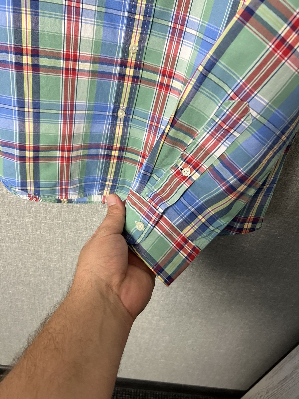 Polo Ralph Lauren Vintage Polo Ralph Lauren Plaid Button Long Sleeves Shirt Size US L / EU 52-54 / 3 - 8 Thumbnail