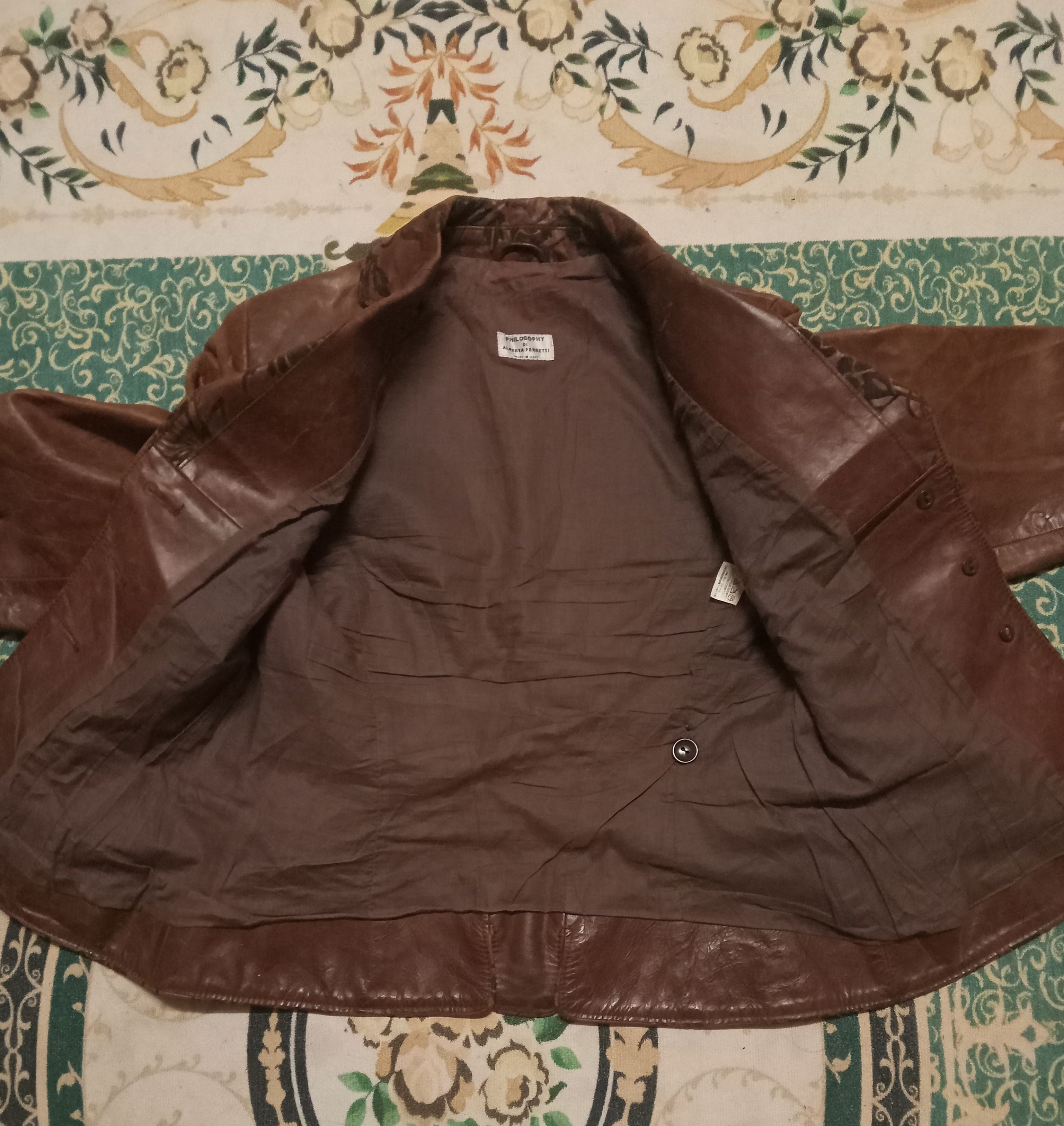 Alberta Ferretti Vintage Philosophy Di Alberta Ferretti Leather Jacket Size S / US 4 / IT 40 - 8 Thumbnail