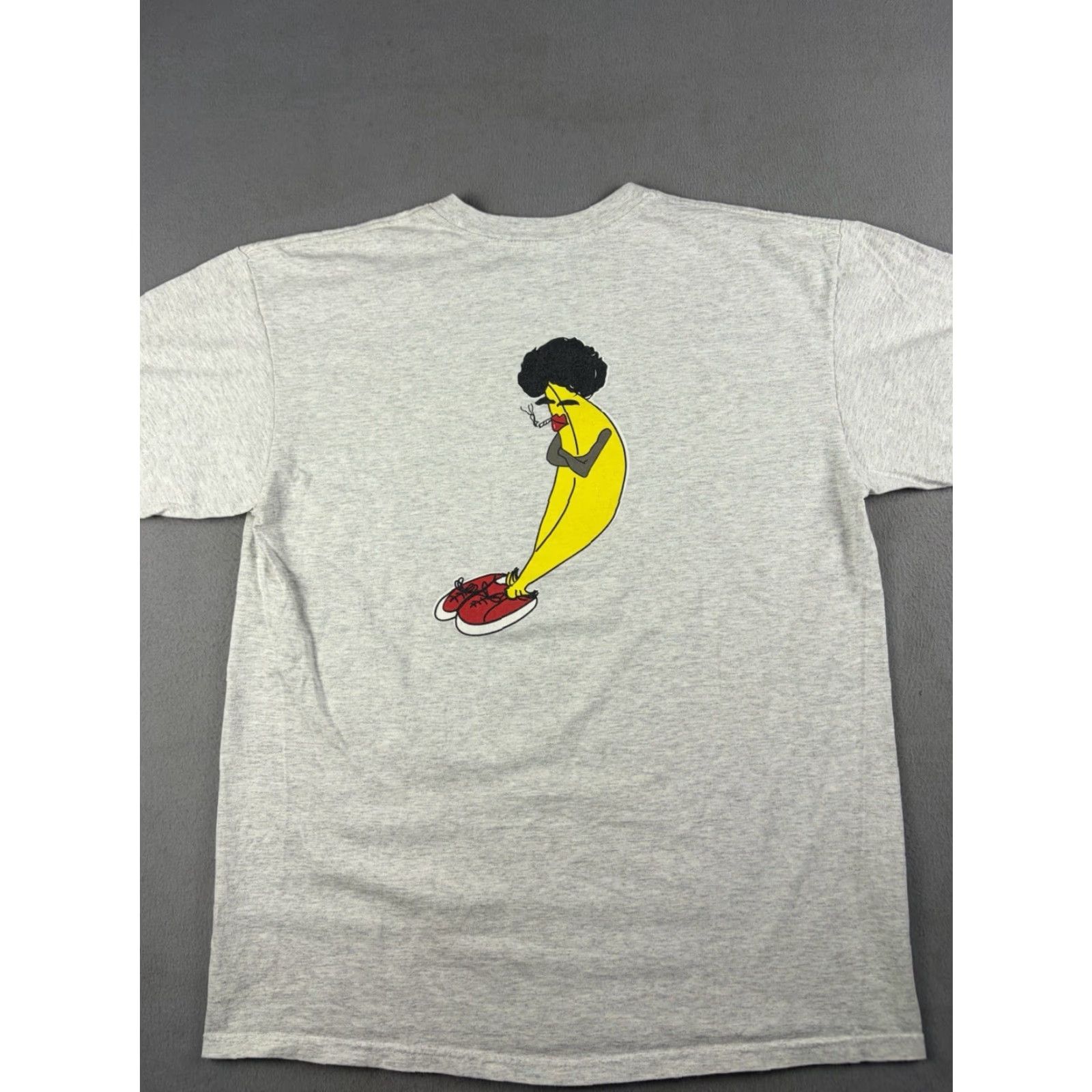 Vintage VINTAGE Deep Banana Blackout Band Shirt Men’s XL Gray Short Sleeve 90s Graphic Print T-Shirt Mens Size US XL / EU 56 / 4 - 4 Thumbnail