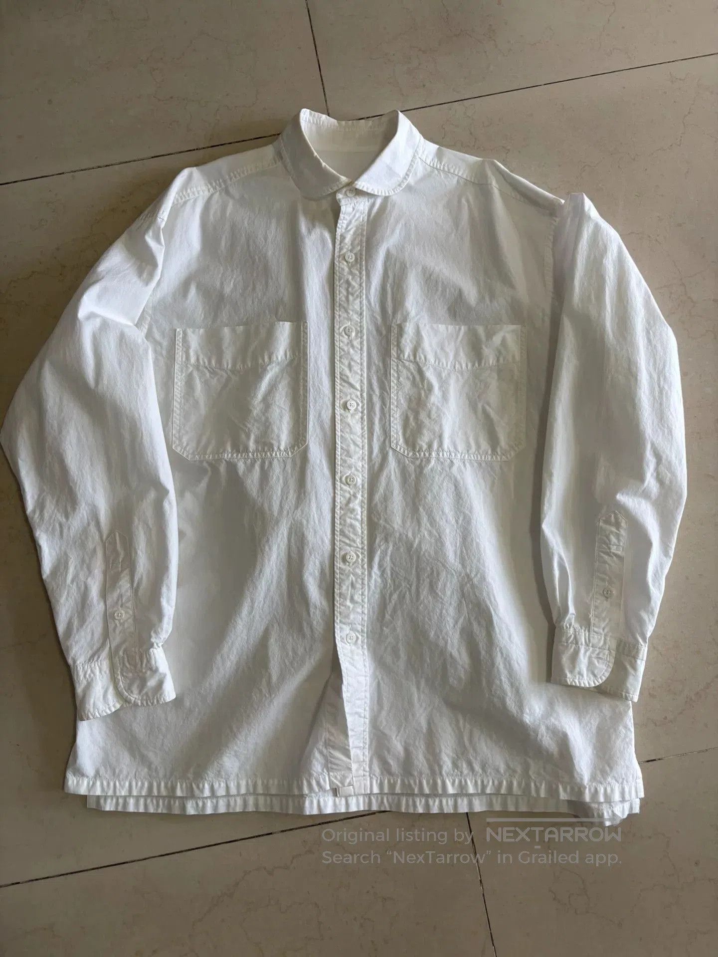 Porter Classic Porter Classic Wide Pocket Shirt White. Size US M / EU 48-50 / 2 - 1 Thumbnail