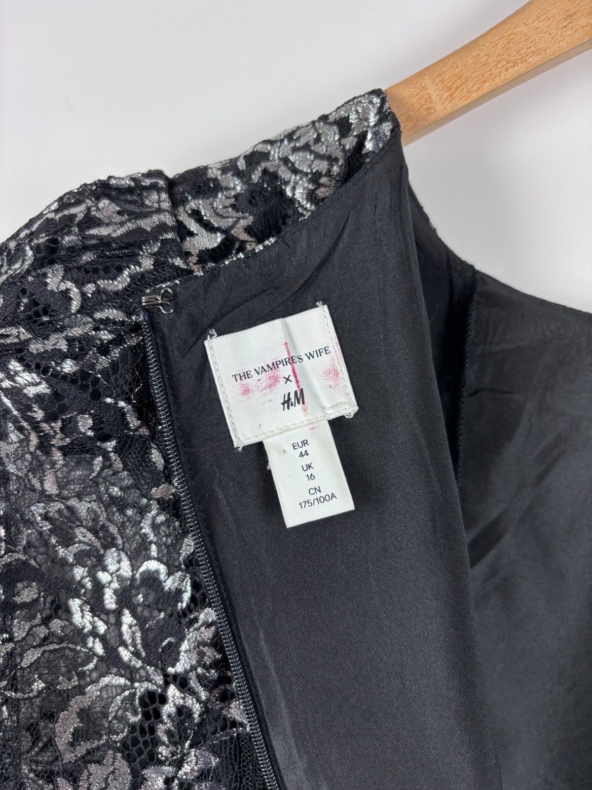 H&M The Vampire's Wife x H&M Floral Mini Dress Sliver US 12 Size XL / US 12-14 / IT 48-50 - 9 Thumbnail