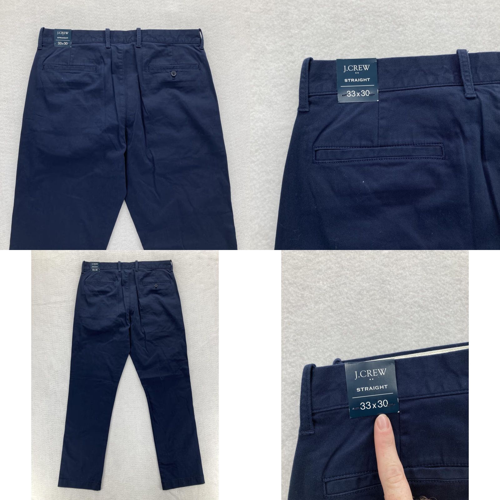 J.Crew J.Crew Flex Pants Mens 34x32 Straight Chino Blue Stretch Preppy Casual Work Business Size US 34 / EU 50 - 9 Thumbnail