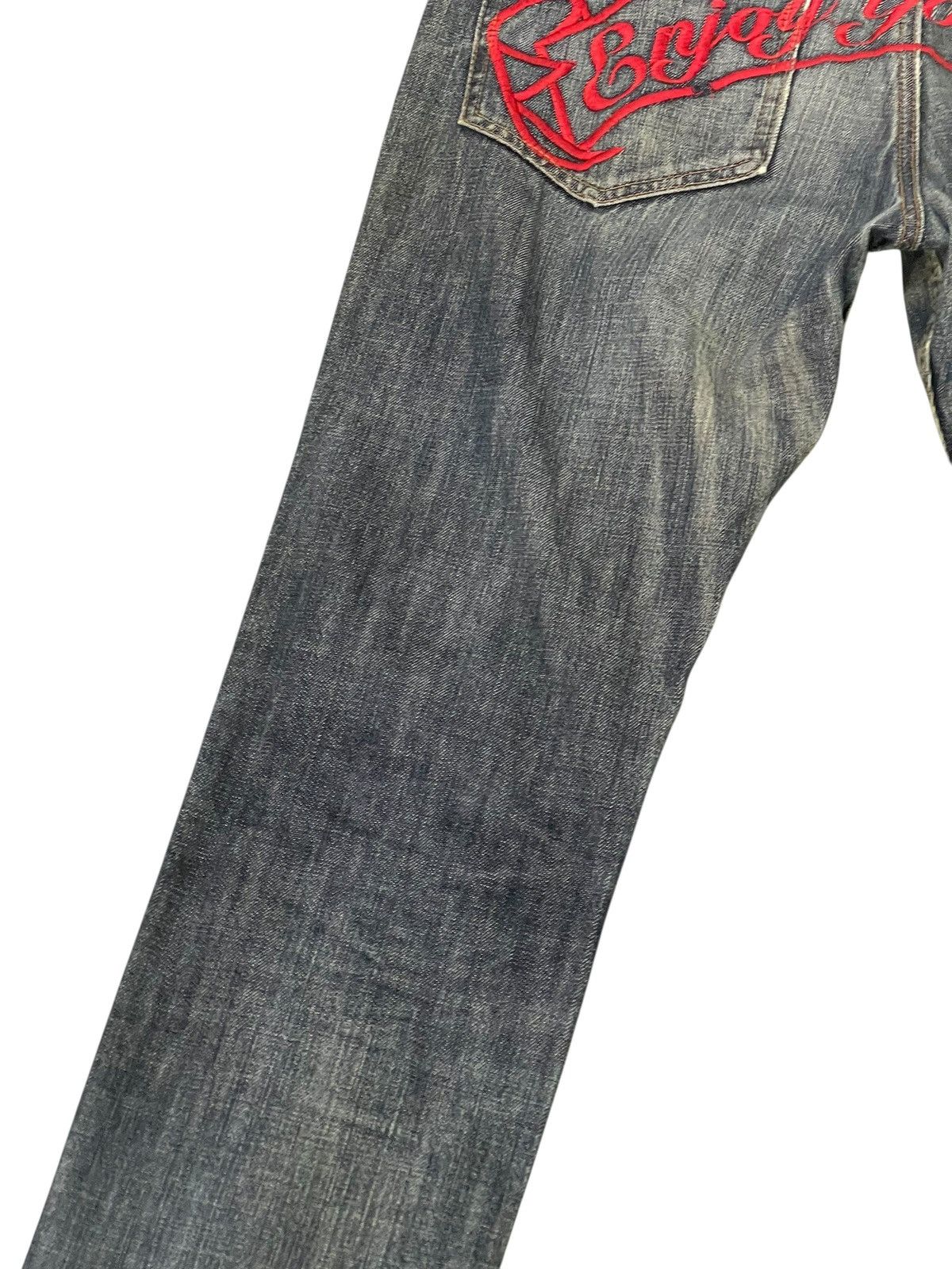 14th Addiction Distress Jeans Avail Avantgarde Embroydery Regular ERD 2🟦6 Size US 32 / EU 48 - 14 Thumbnail