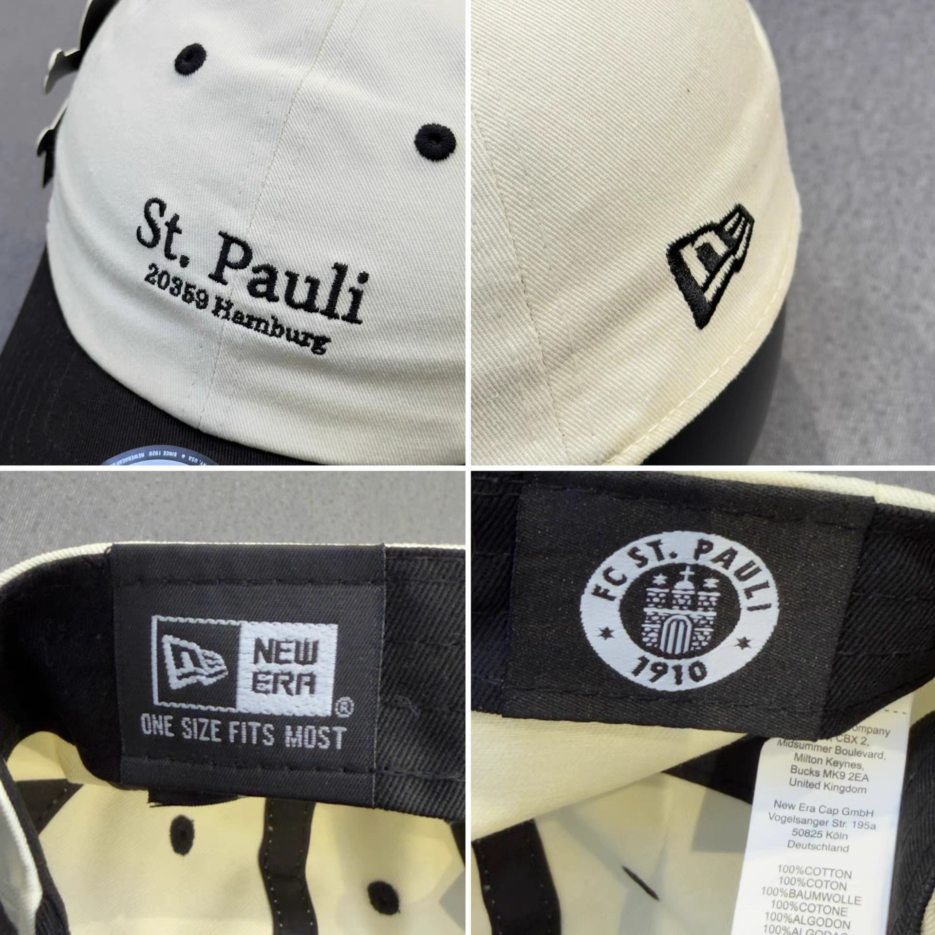New Era New Era x St.Pauli Curved Brim Cap Q5 Size ONE SIZE - 6 Thumbnail