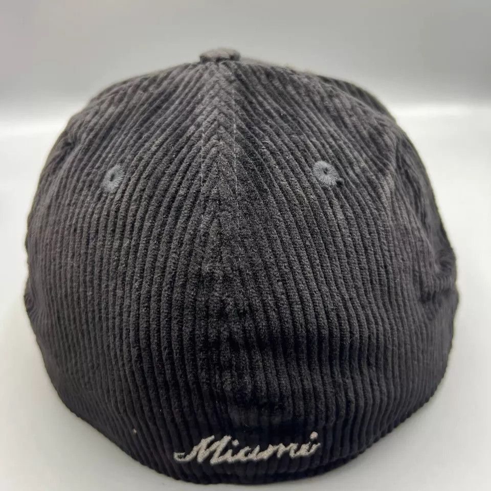 New Era Miami Heat Hat Men 7 1/2 Corduroy 59Fifty New Era Fitted Cap Size ONE SIZE - 7 Thumbnail