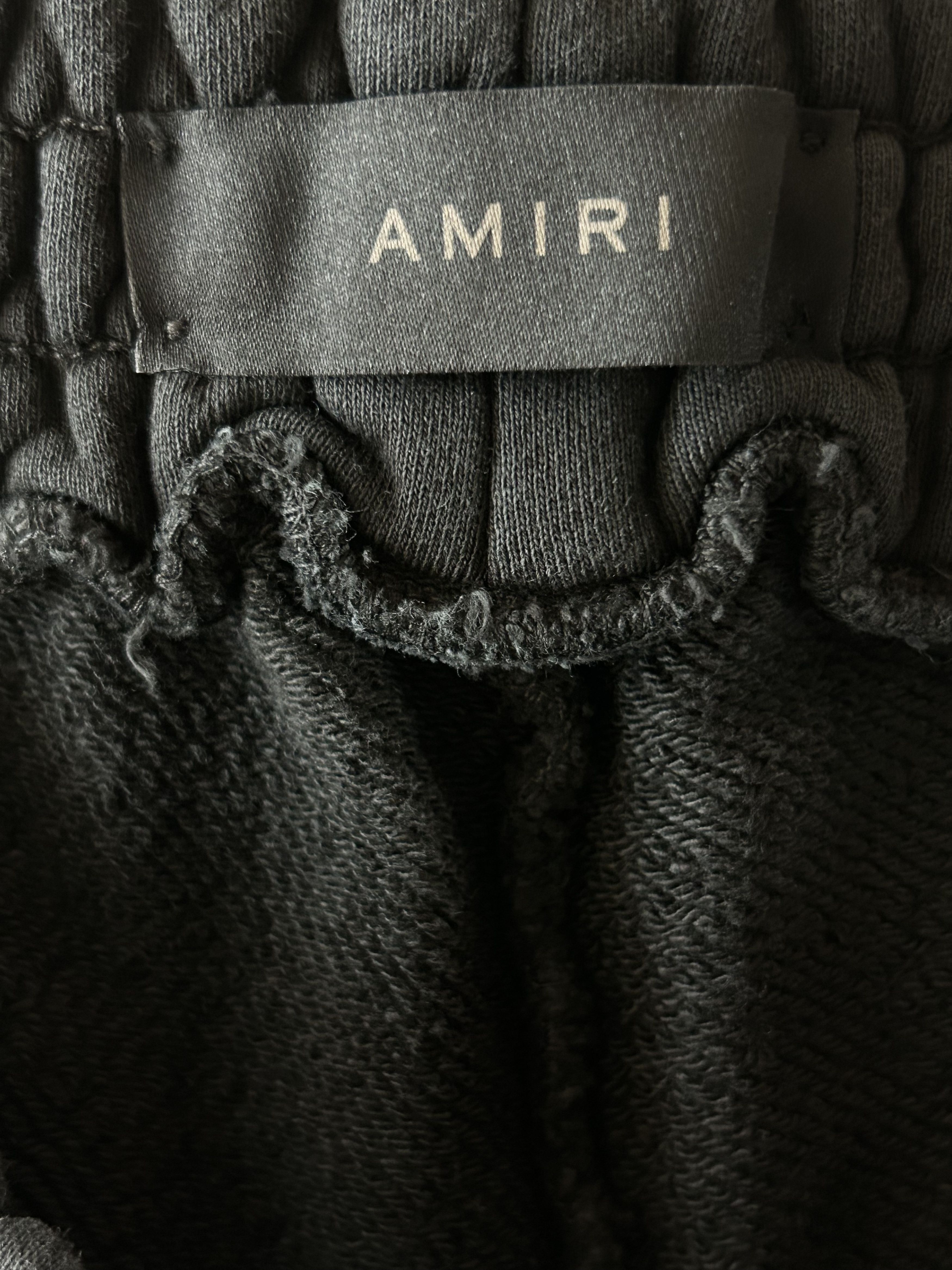 Amiri Amiri Black & Yellow Track Logo Shorts Size US 32 / EU 48 - 3 Thumbnail