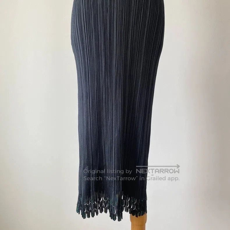 Issey Miyake Issey Miyake Pleated Sleeveless Cheongsam Dress . Size M / US 6-8 / IT 42-44 - 5 Thumbnail