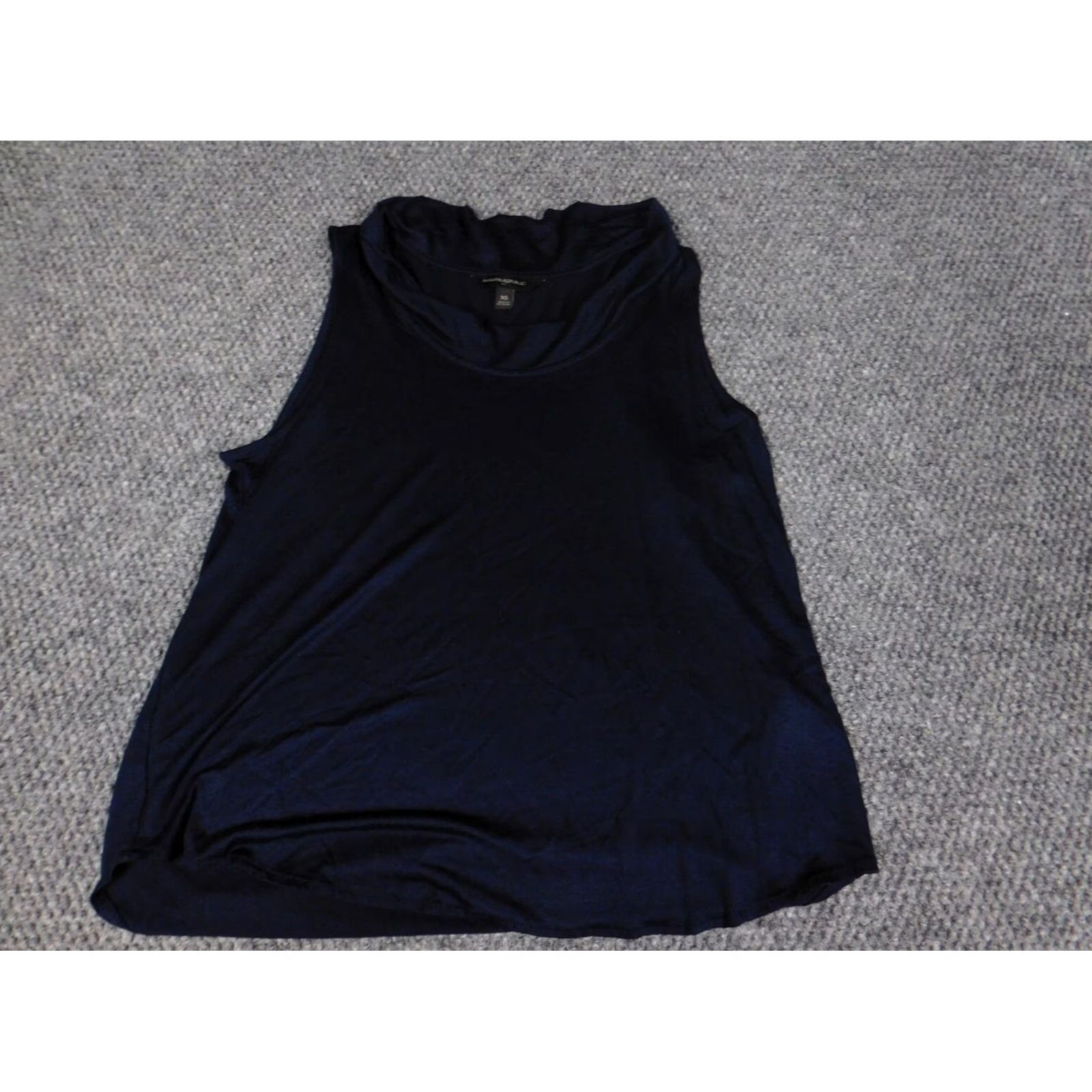 Banana Republic Banana Republic Blouse Womens XS Blue Crew Neck Sleeveless Rayon Stretch Pullover Casual Top Tank Regular Size XS / US 0-2 / IT 36-38 - 3 Thumbnail