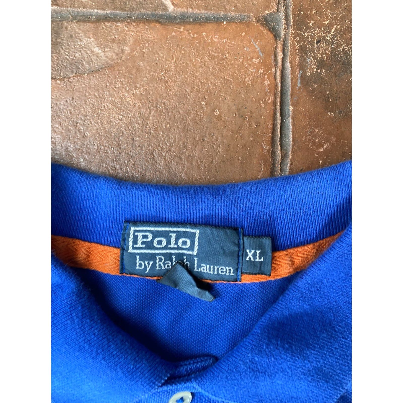Polo Ralph Lauren VINTAGE Polo Ralph Lauren Scribble Logo Polo Shirt Mens XL Blue Embroidered Logo 90s Polo Shirt Men XL Blue University? Size US XL / EU 56 / 4 - 2 Thumbnail