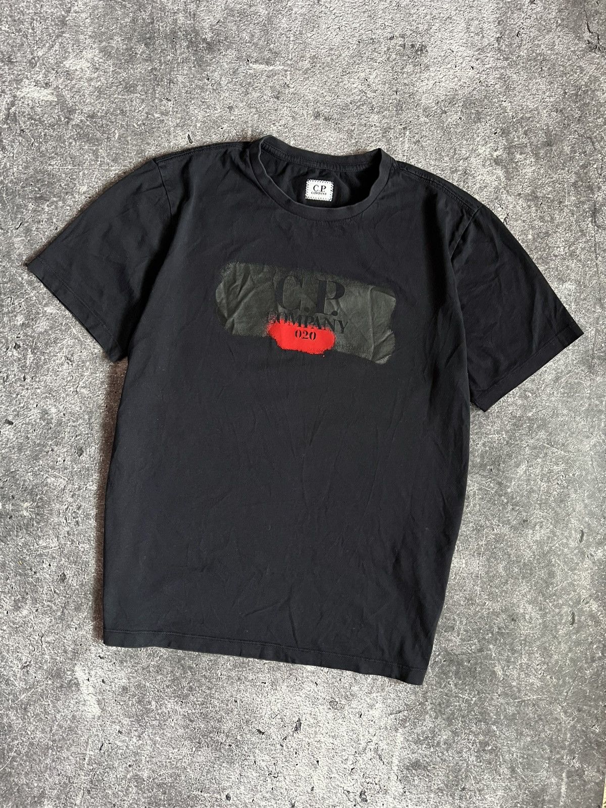 C.P. Company × Stone Island × Vintage C.P. Company Big logo 020 T-shirt Tee Size US M / EU 48-50 / 2 - 2 Thumbnail