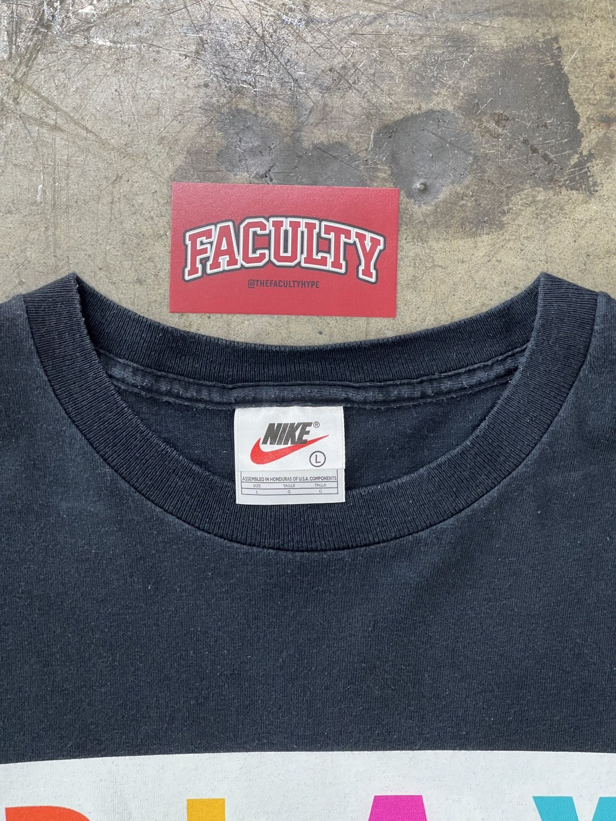 Nike Vintage 90s Nike PLAY America's Youth Tee Large Size US L / EU 52-54 / 3 - 3 Thumbnail
