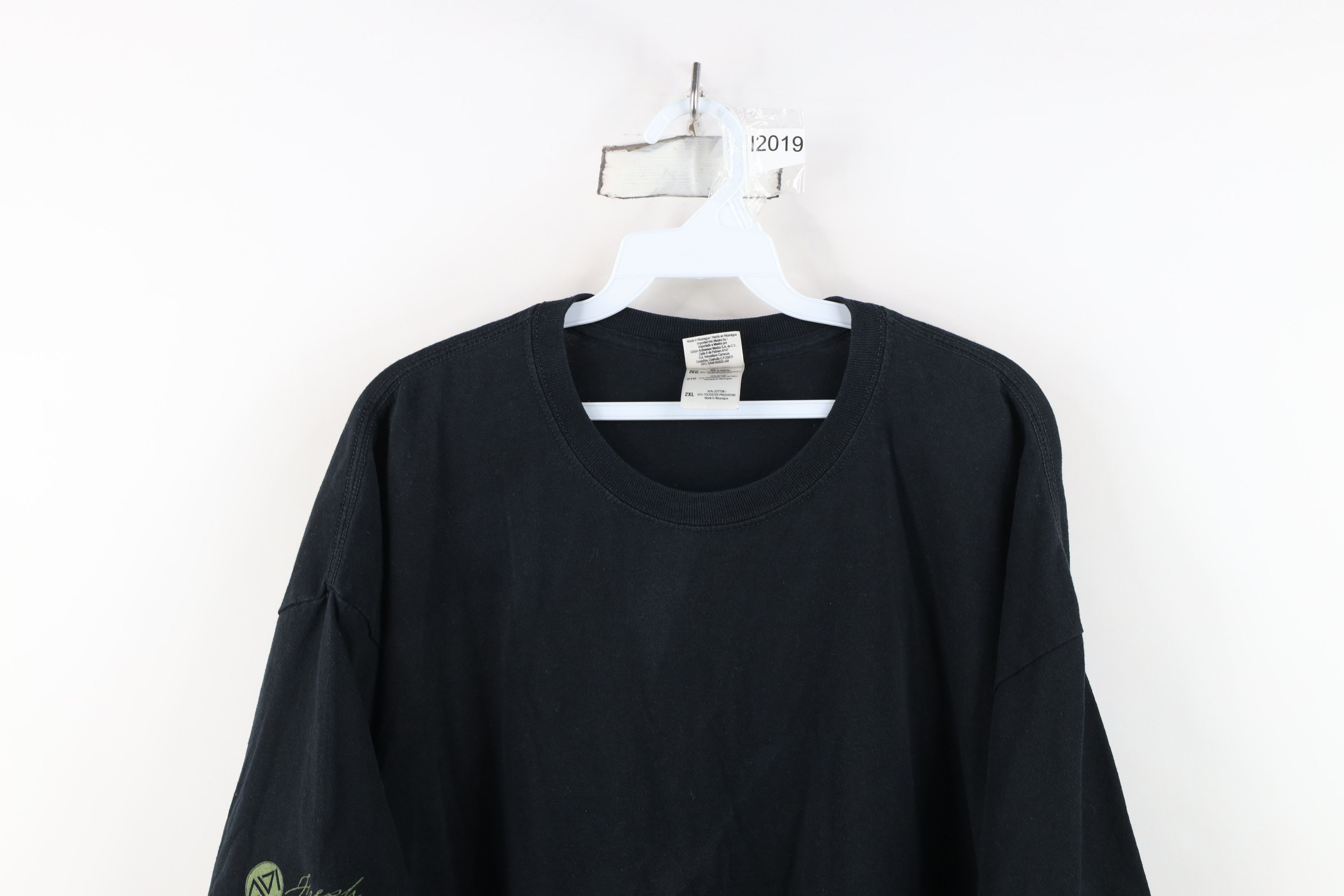 Vintage Vintage Y2K Streetwear Short Sleeve T-Shirt Black Cotton Size US XXL / EU 58 / 5 - 2 Thumbnail