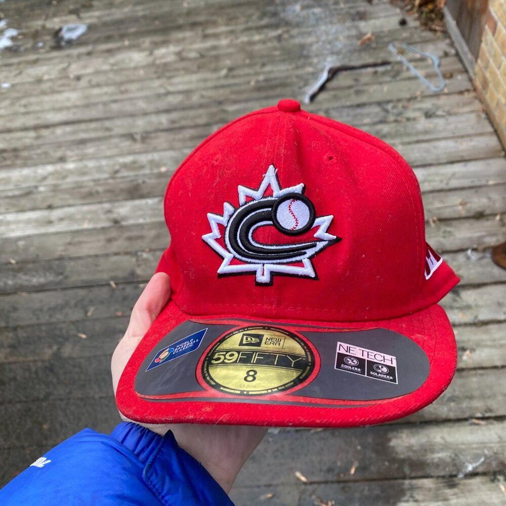New Era MLB New Era Canada Baseball Embroidered Cap Hat Red Size ONE SIZE - 3 Thumbnail