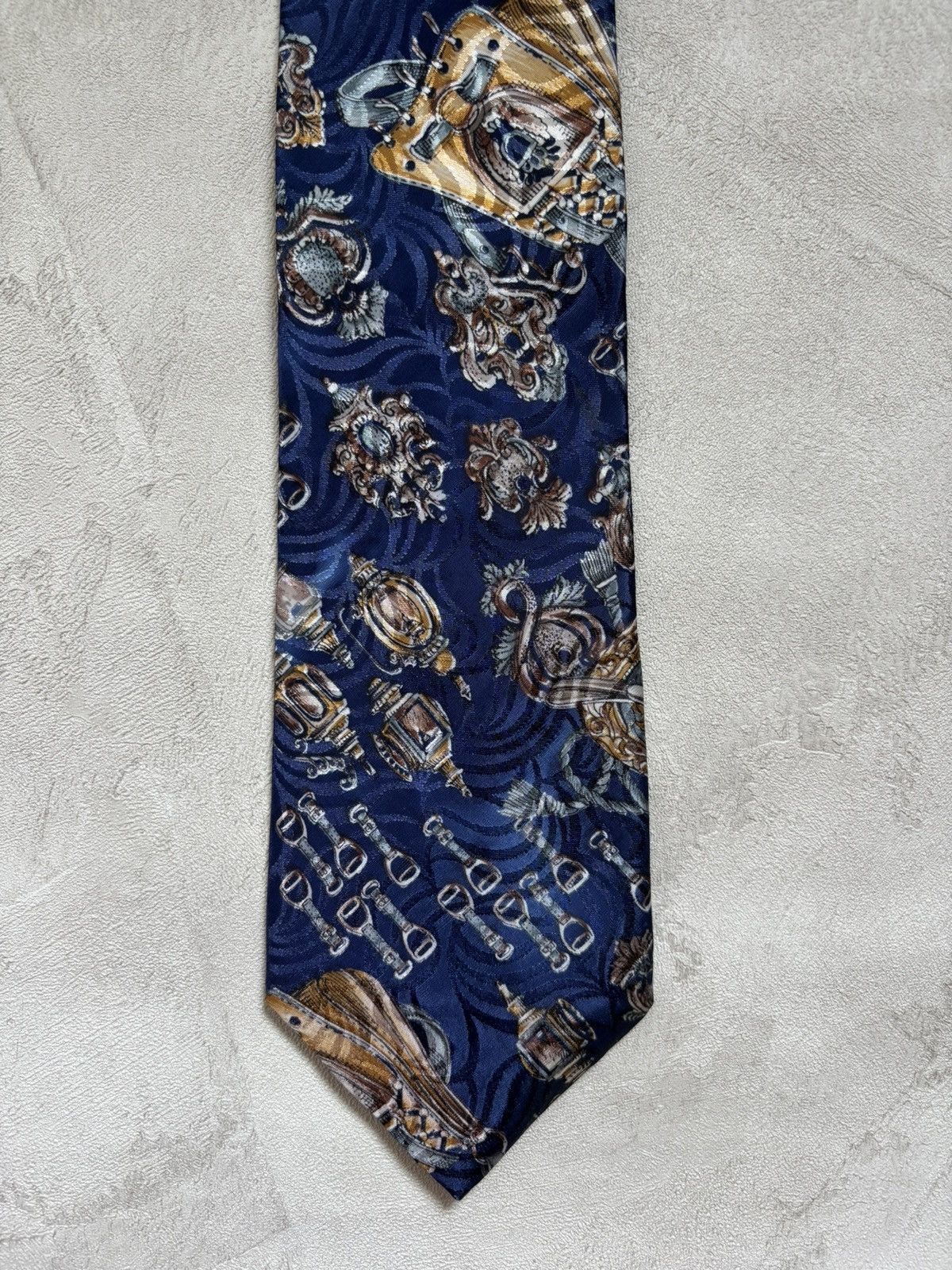 Carven × Vintage VINTAGE CARVEN PARIS HAUTE COUTURE PURE SILK TIE Size ONE SIZE - 3 Thumbnail