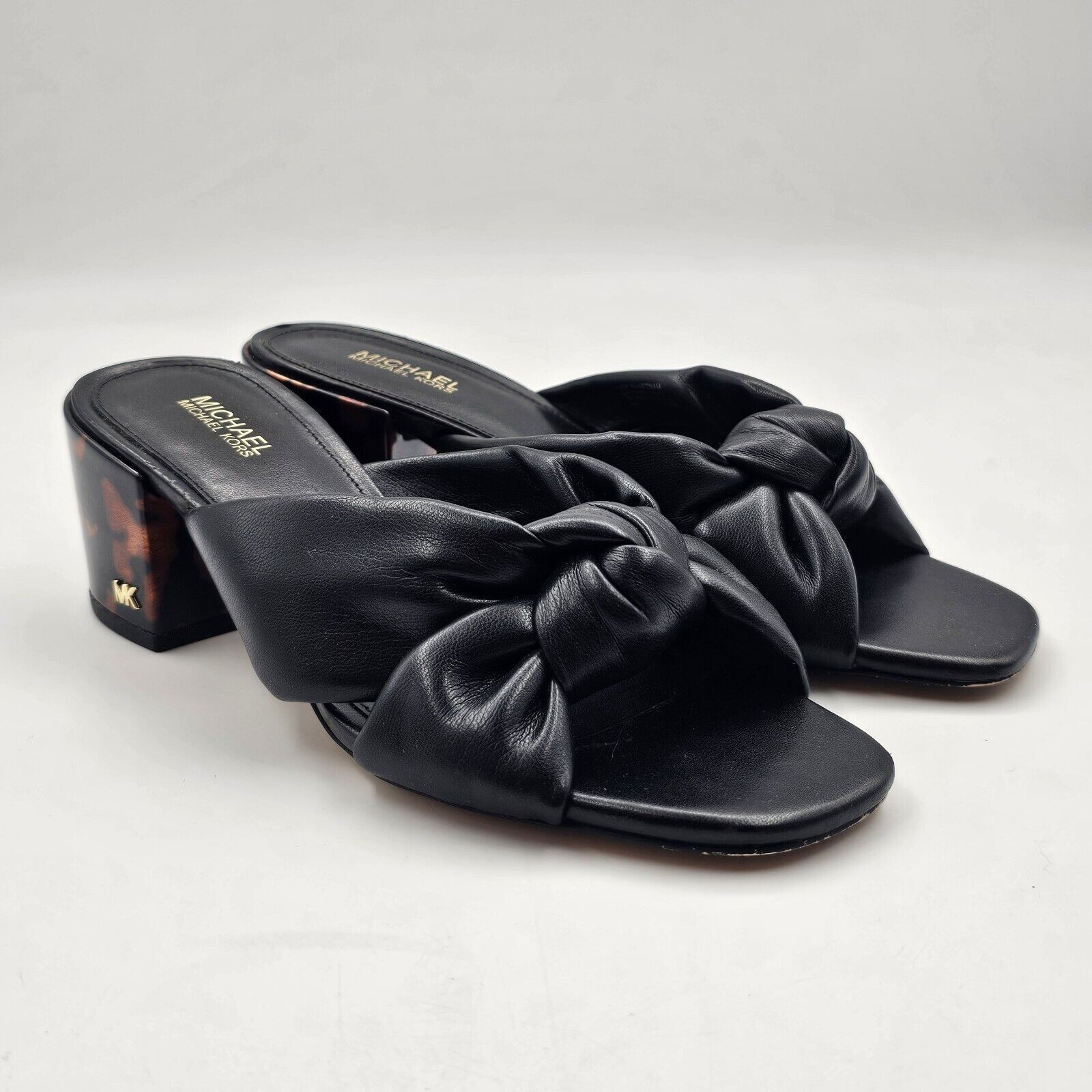 Michael Kors MICHAEL Michael Kors Josie Slip-On Knotted Sandals Block Hee Size US 6 / IT 36 - 1 Thumbnail