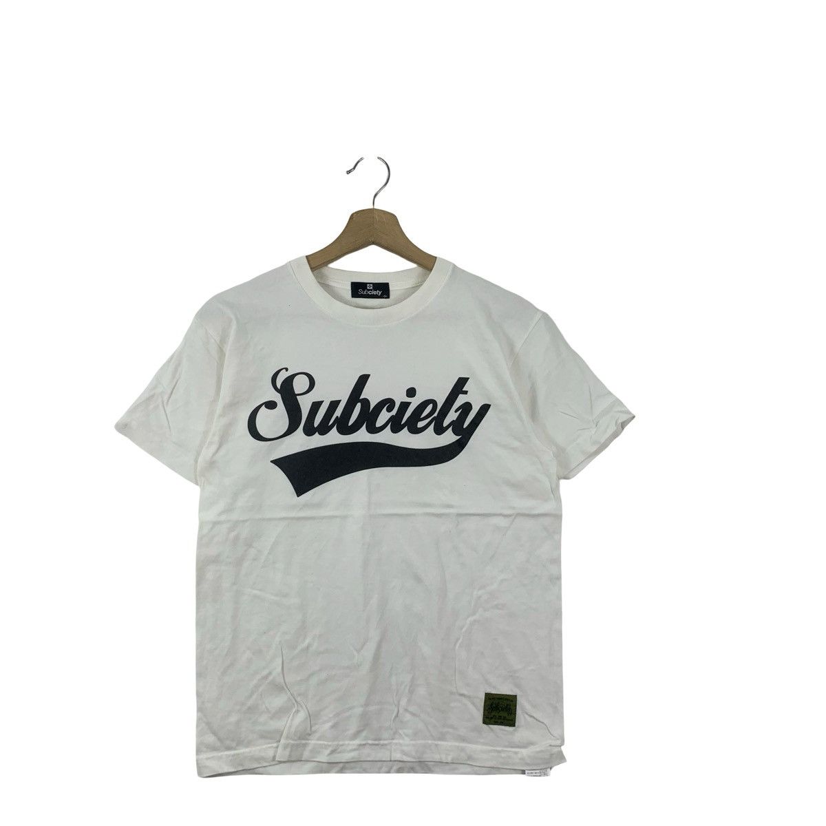 Other SUBCIETY Bold Script Logo Street Fashion Tee Shirt Top Size US S / EU 44-46 / 1 - 3 Thumbnail