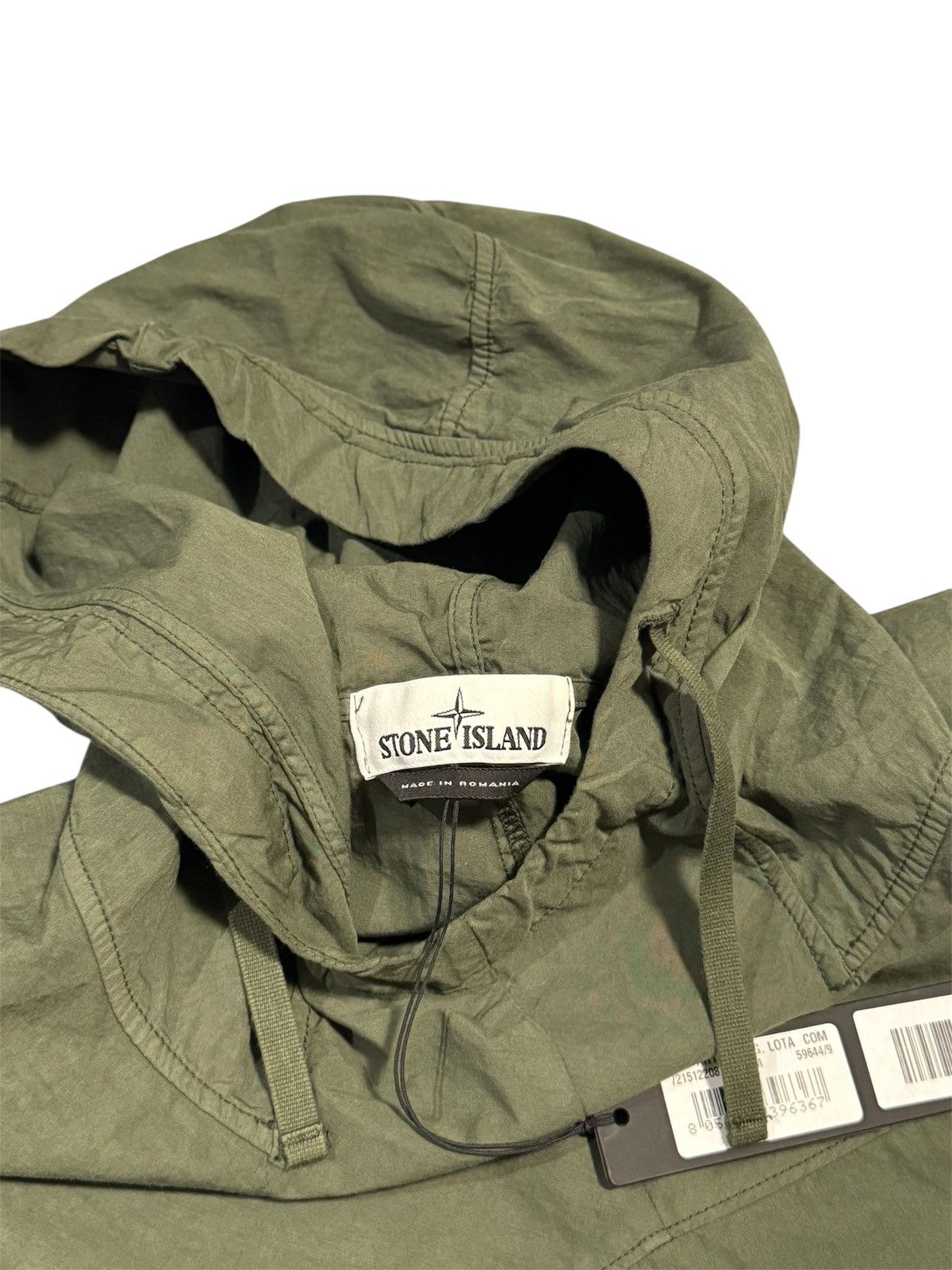 Stone Island 🔥600$ Stone Island Logo-Patch Hooded Overshirt.SI Overshirt Size US M / EU 48-50 / 2 - 10 Thumbnail